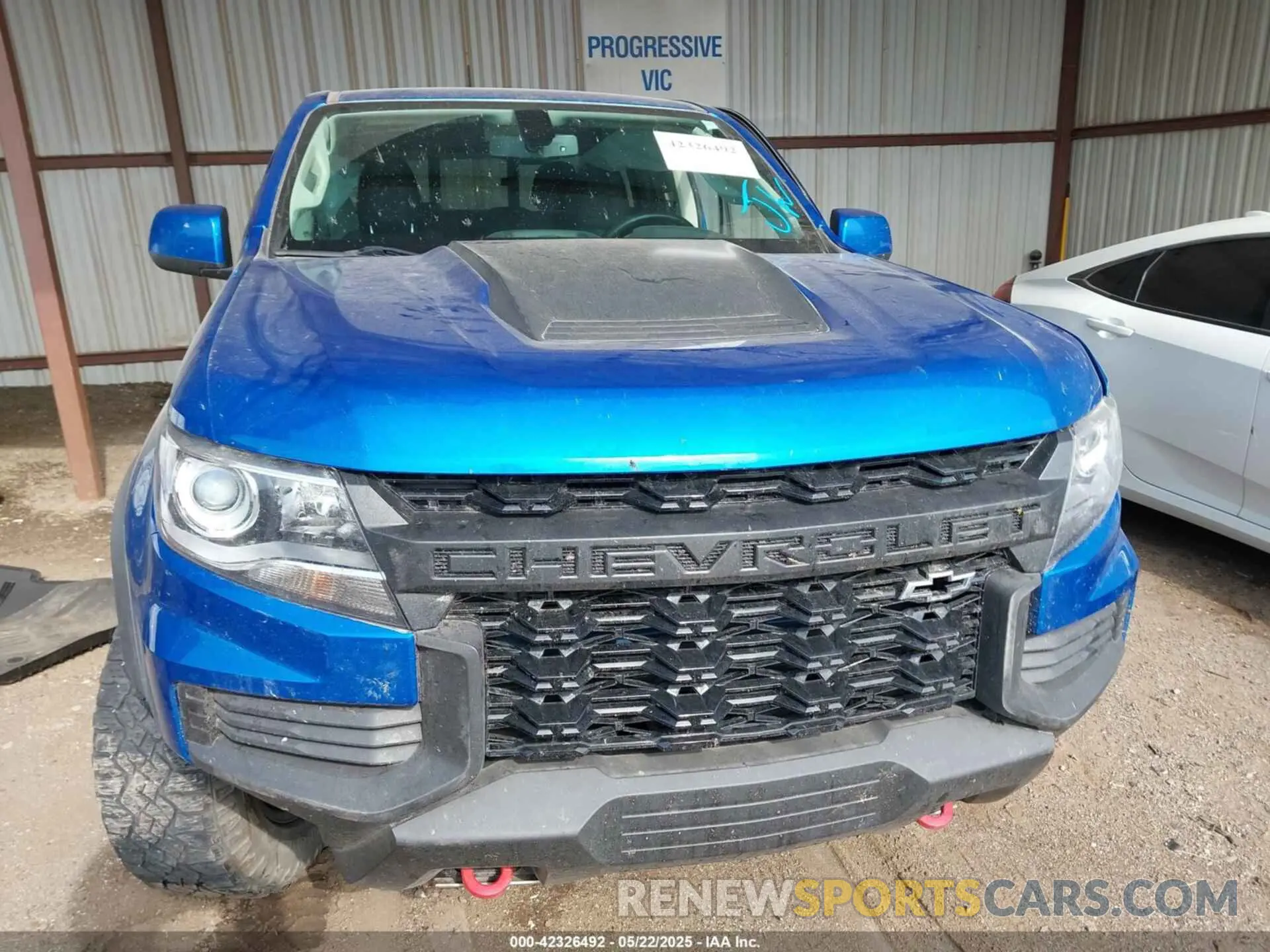 11 Photograph of a damaged car 1GCGTEEN8N1118953 CHEVROLET COLORADO 2022
