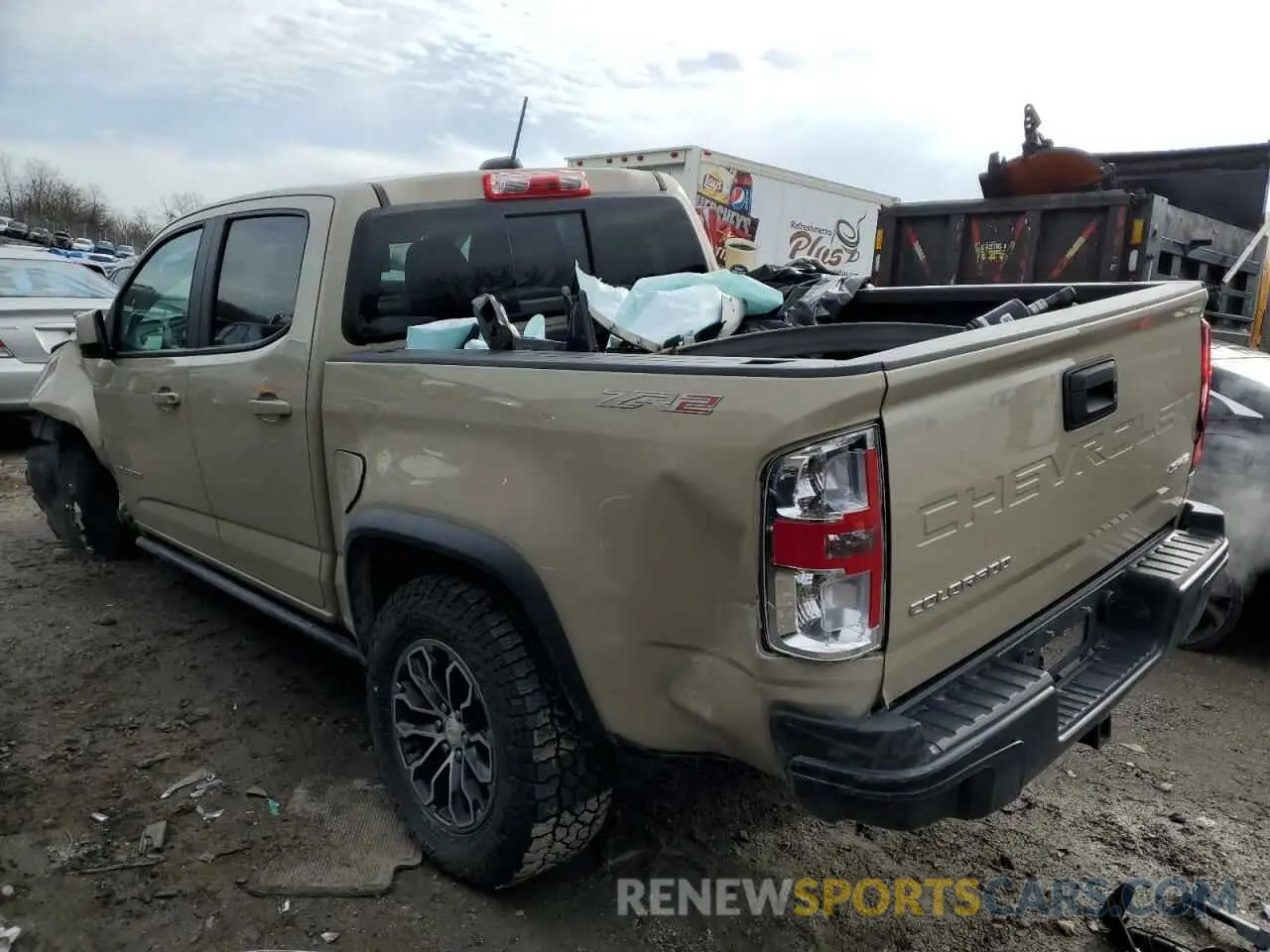 2 Photograph of a damaged car 1GCGTEEN9N1138340 CHEVROLET COLORADO 2022