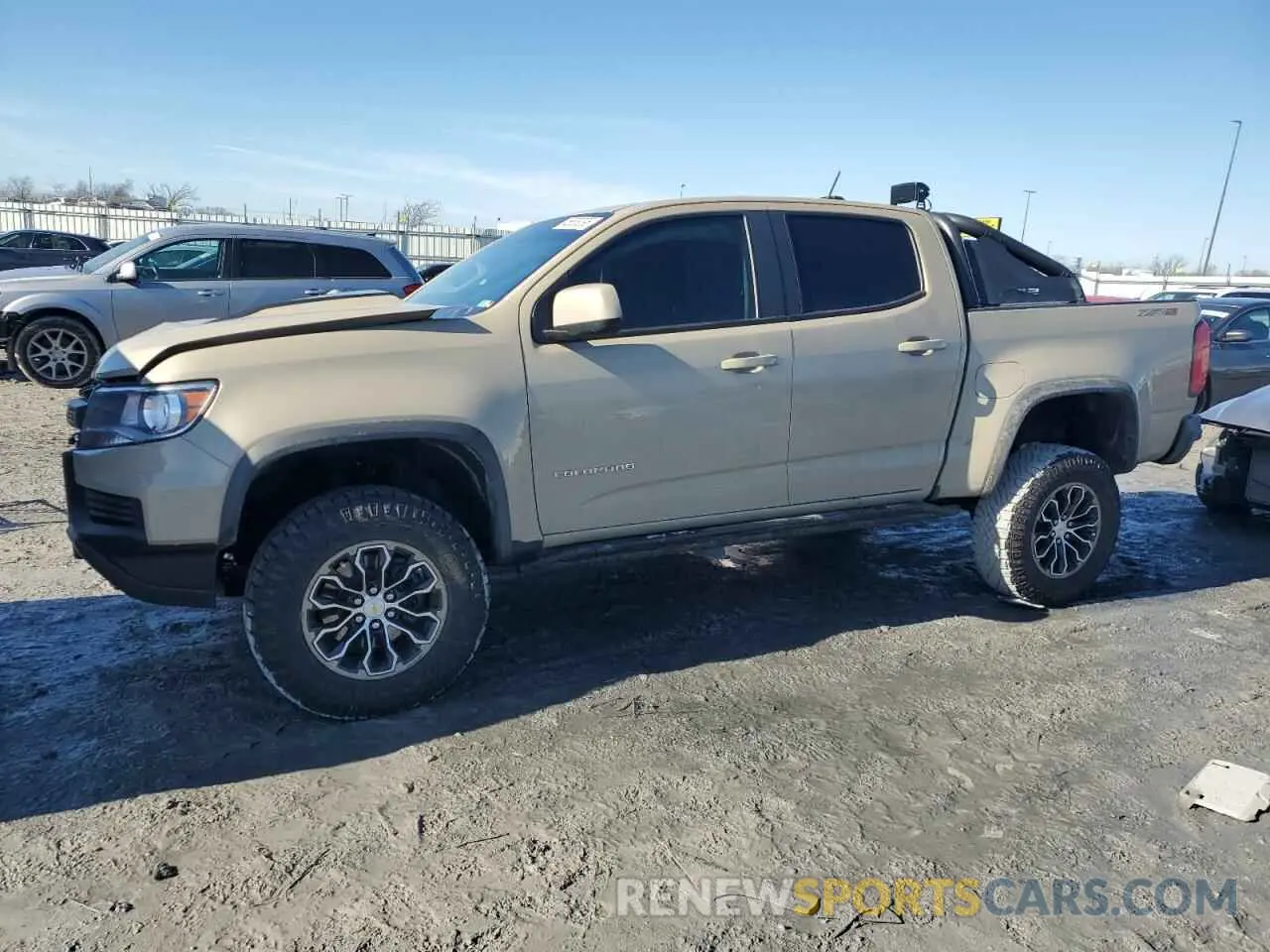 1 Photograph of a damaged car 1GCGTEEN9N1220309 CHEVROLET COLORADO 2022