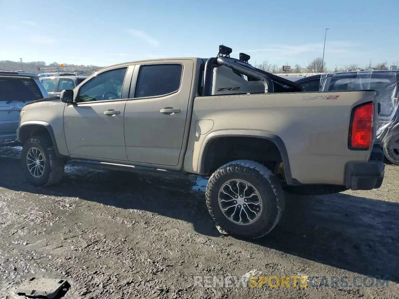 2 Photograph of a damaged car 1GCGTEEN9N1220309 CHEVROLET COLORADO 2022
