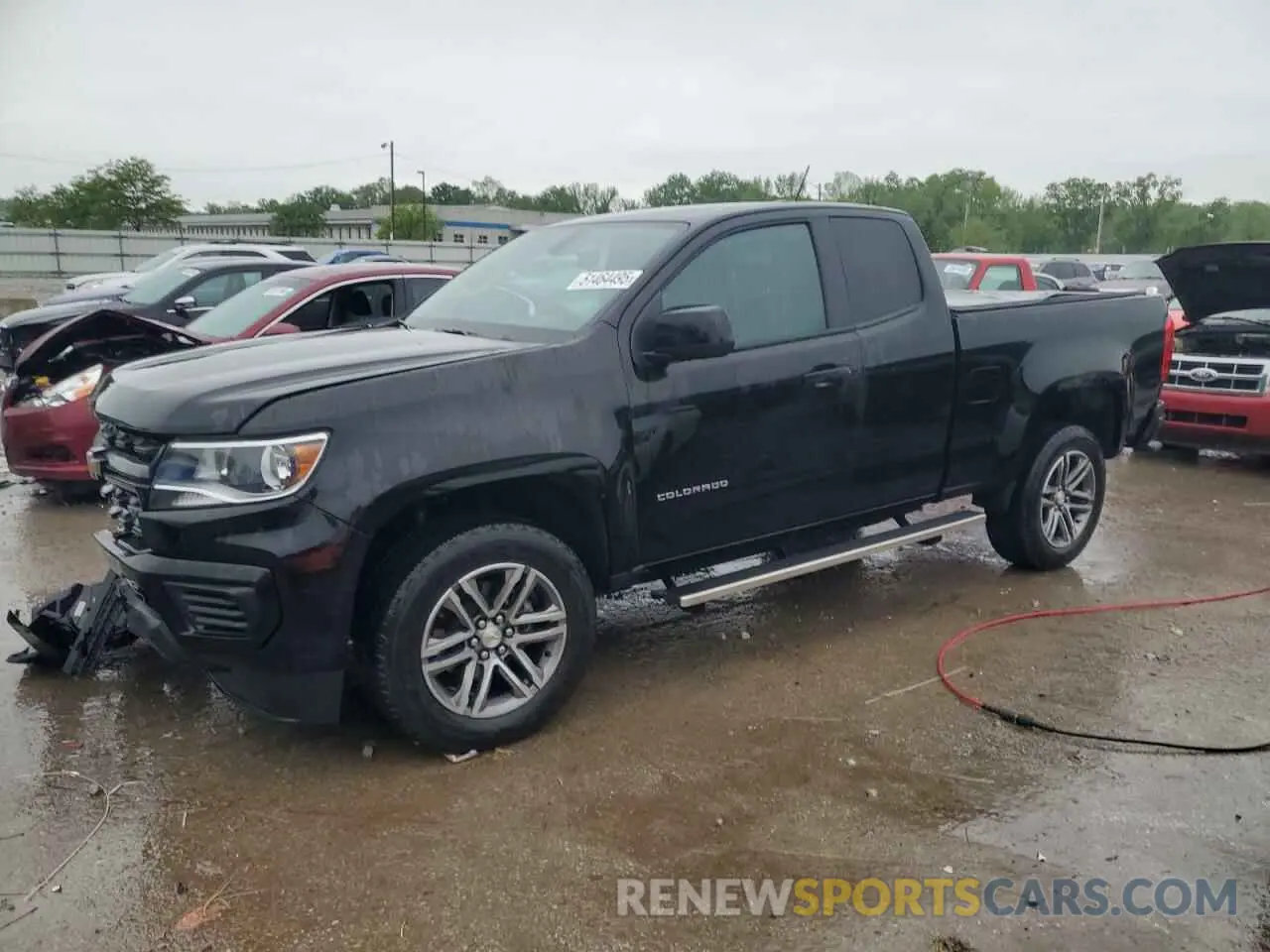 1 Photograph of a damaged car 1GCHSBEA0N1281163 CHEVROLET COLORADO 2022