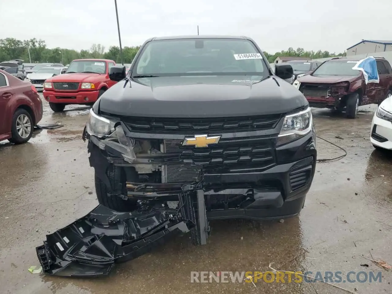5 Photograph of a damaged car 1GCHSBEA0N1281163 CHEVROLET COLORADO 2022