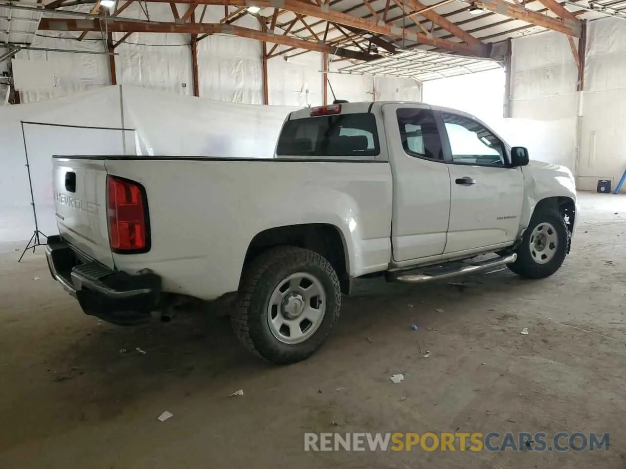 3 Photograph of a damaged car 1GCHSBEA2N1255924 CHEVROLET COLORADO 2022