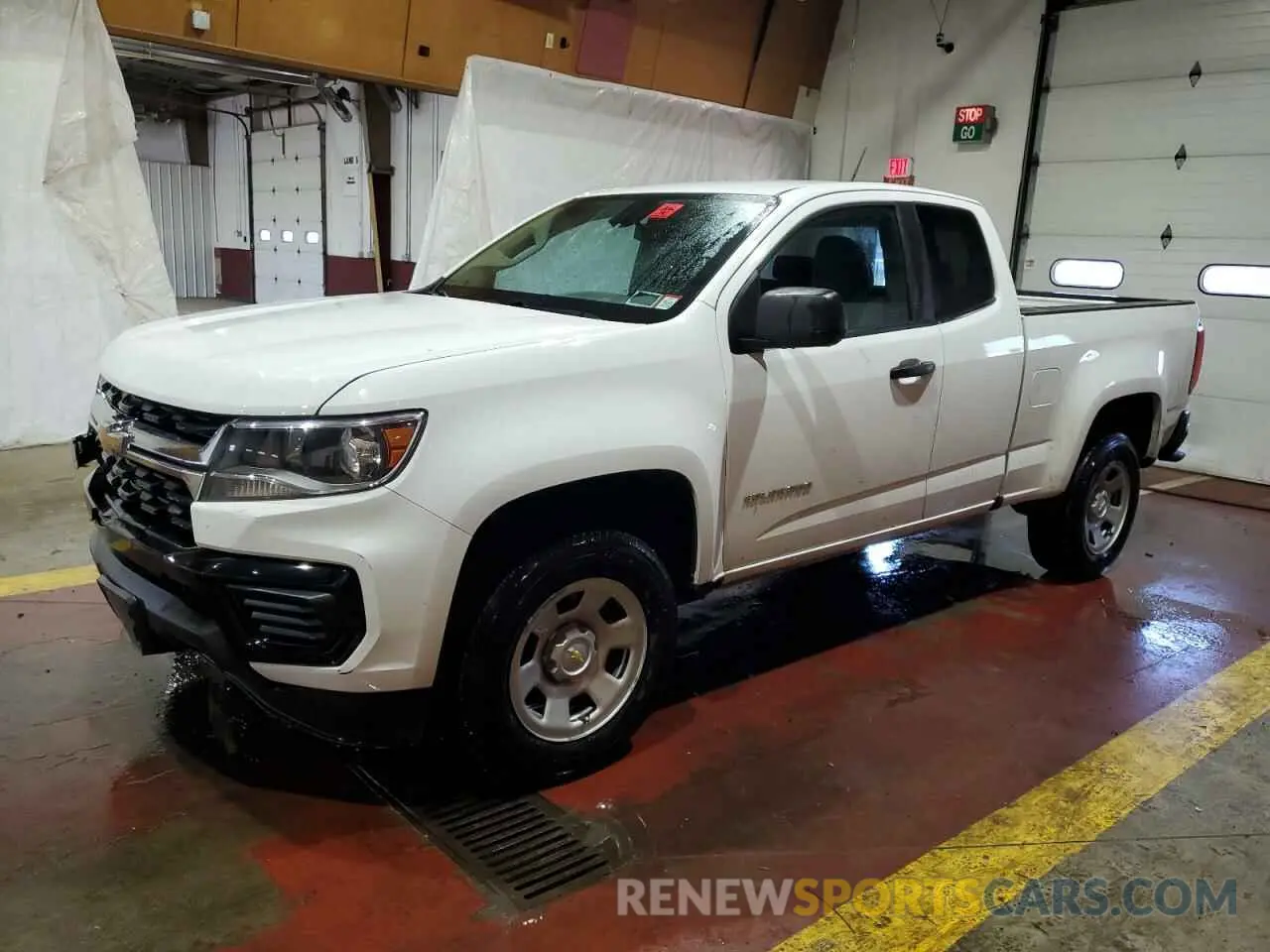 1 Photograph of a damaged car 1GCHSBEA6N1238740 CHEVROLET COLORADO 2022