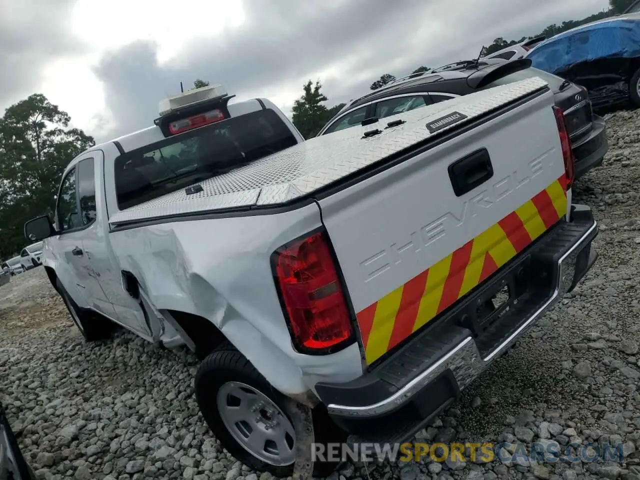 2 Photograph of a damaged car 1GCHSBEA8N1187547 CHEVROLET COLORADO 2022