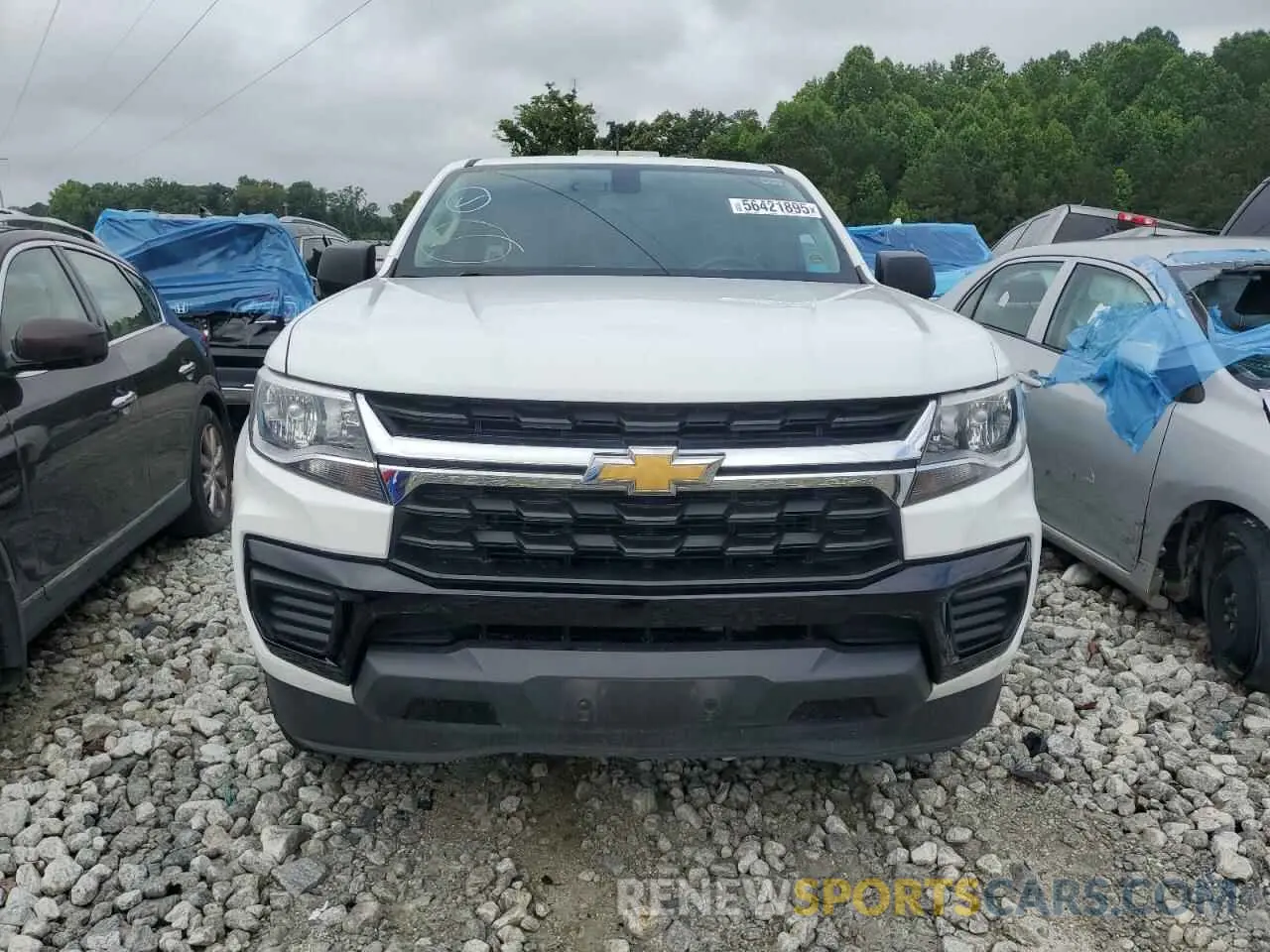 5 Photograph of a damaged car 1GCHSBEA8N1187547 CHEVROLET COLORADO 2022
