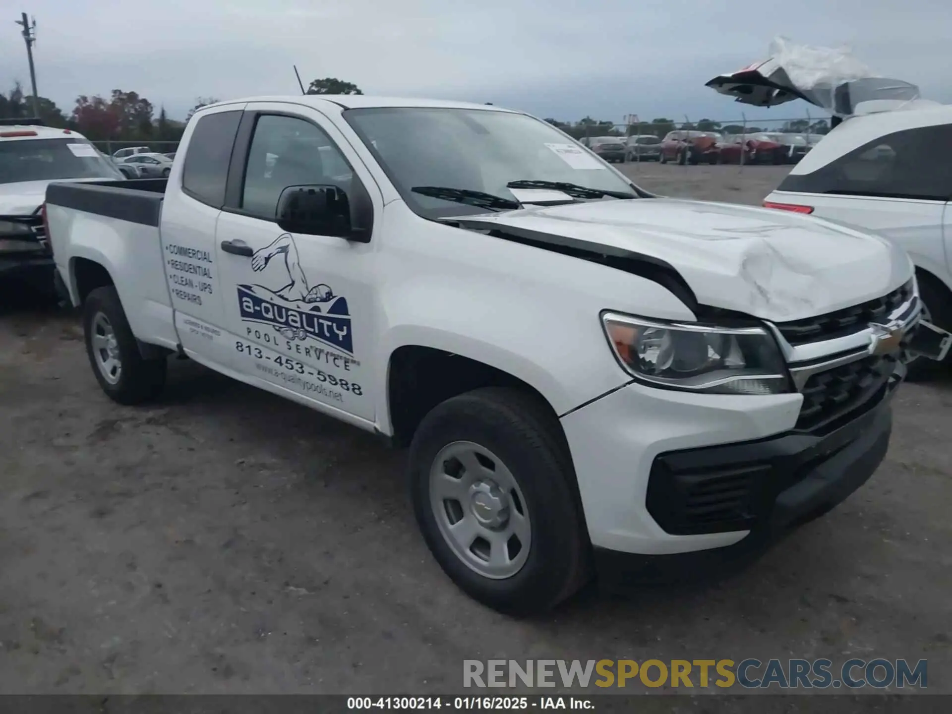 1 Photograph of a damaged car 1GCHSBEA8N1264935 CHEVROLET COLORADO 2022