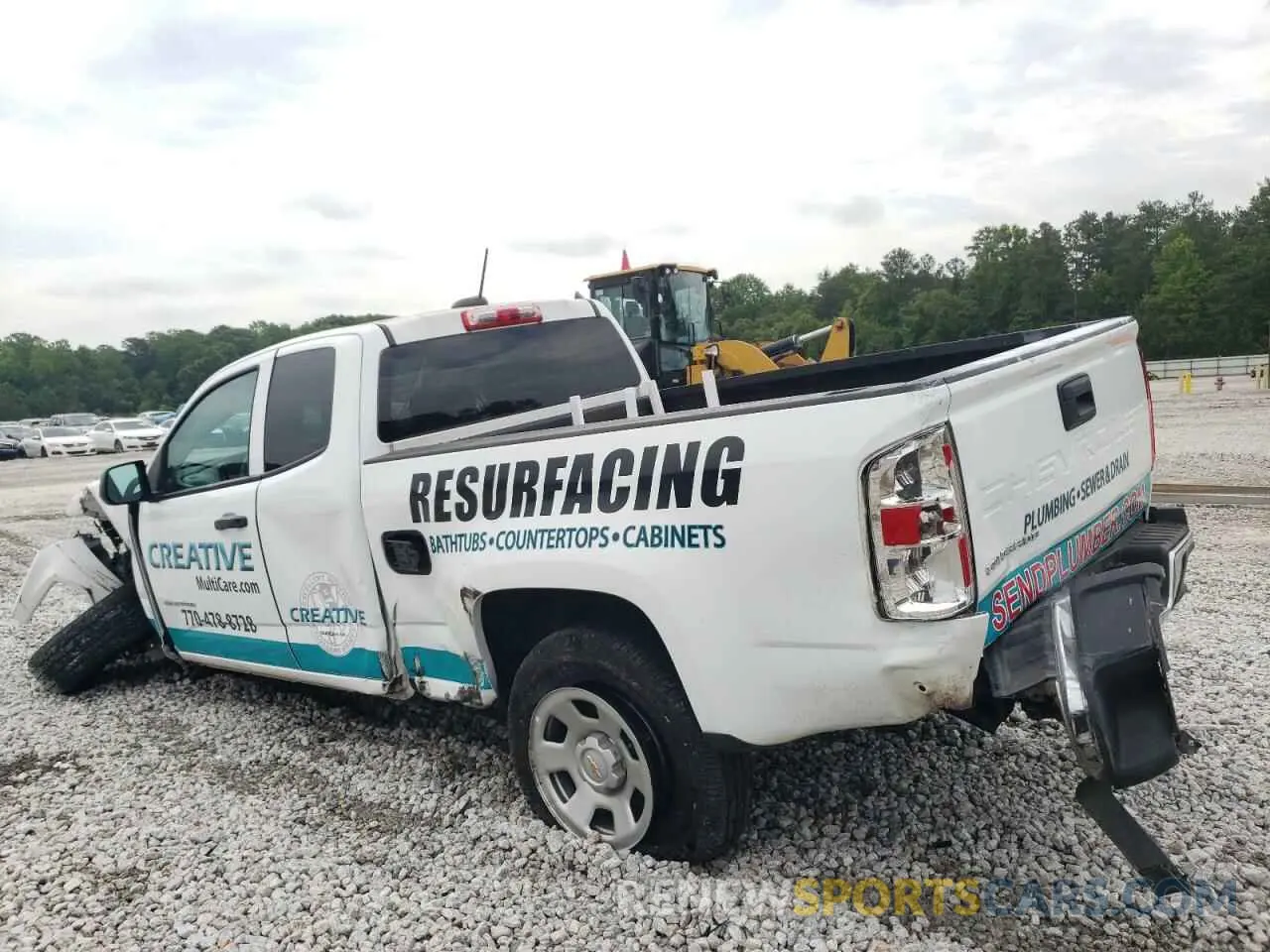 2 Photograph of a damaged car 1GCHSBEA9N1317125 CHEVROLET COLORADO 2022