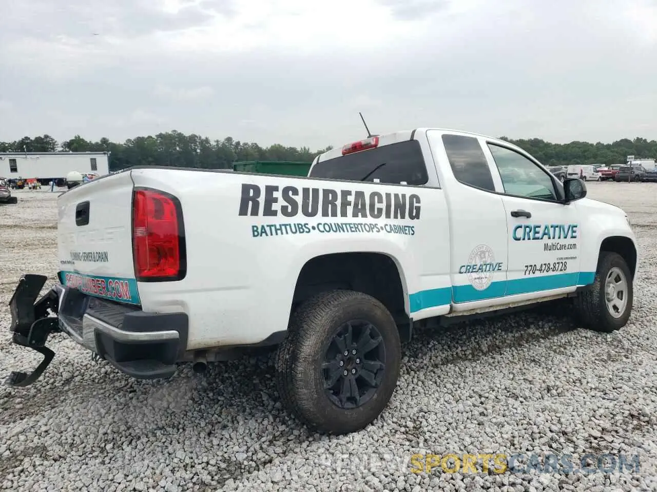 3 Photograph of a damaged car 1GCHSBEA9N1317125 CHEVROLET COLORADO 2022