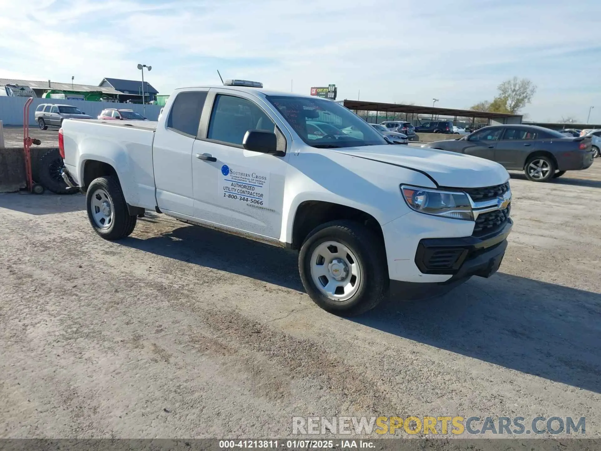 1 Photograph of a damaged car 1GCHSBEN6N1259669 CHEVROLET COLORADO 2022