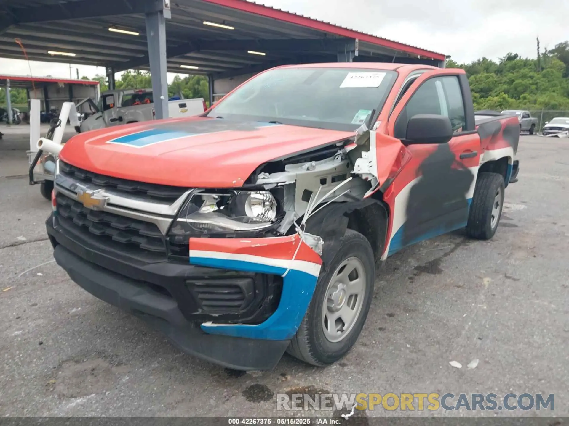 6 Photograph of a damaged car 1GCHSBEN9N1241134 CHEVROLET COLORADO 2022