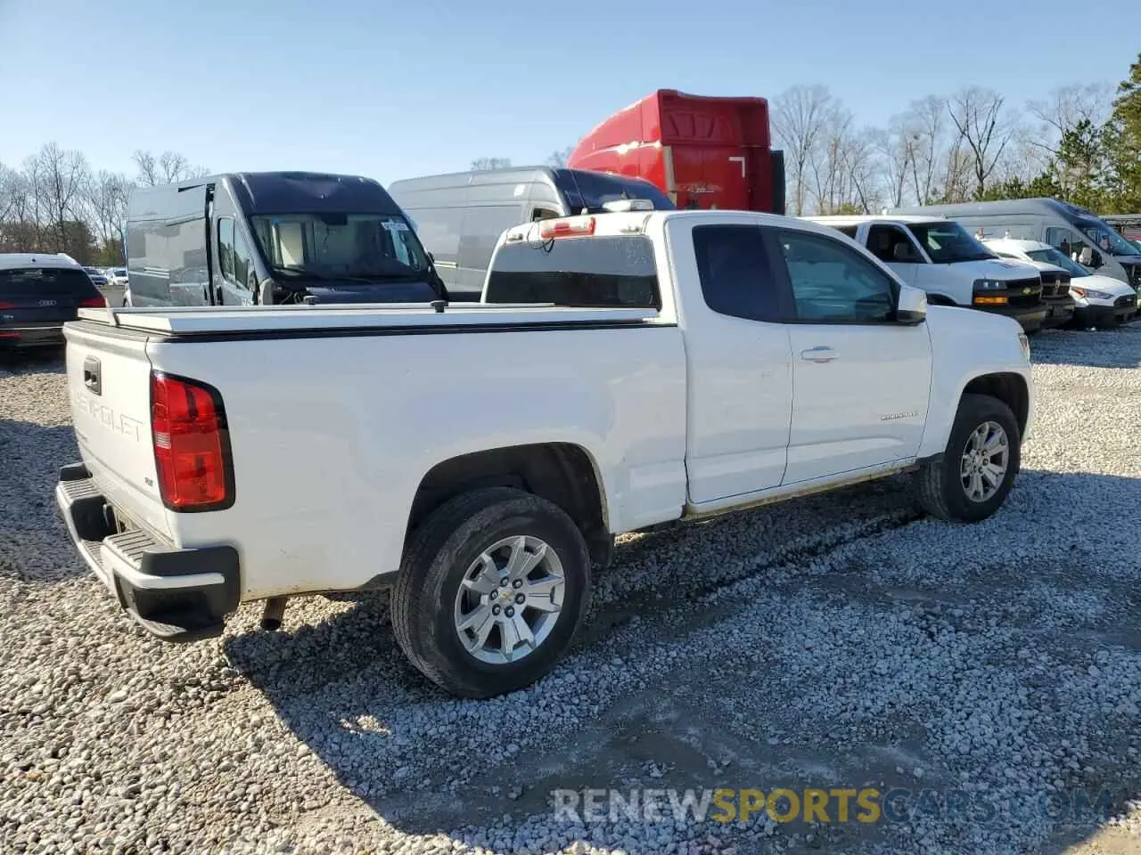 3 Photograph of a damaged car 1GCHSCEA0N1116610 CHEVROLET COLORADO 2022