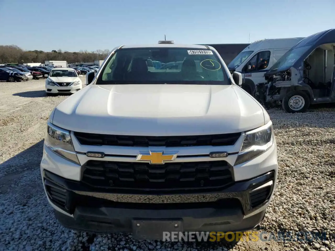 5 Photograph of a damaged car 1GCHSCEA0N1116610 CHEVROLET COLORADO 2022