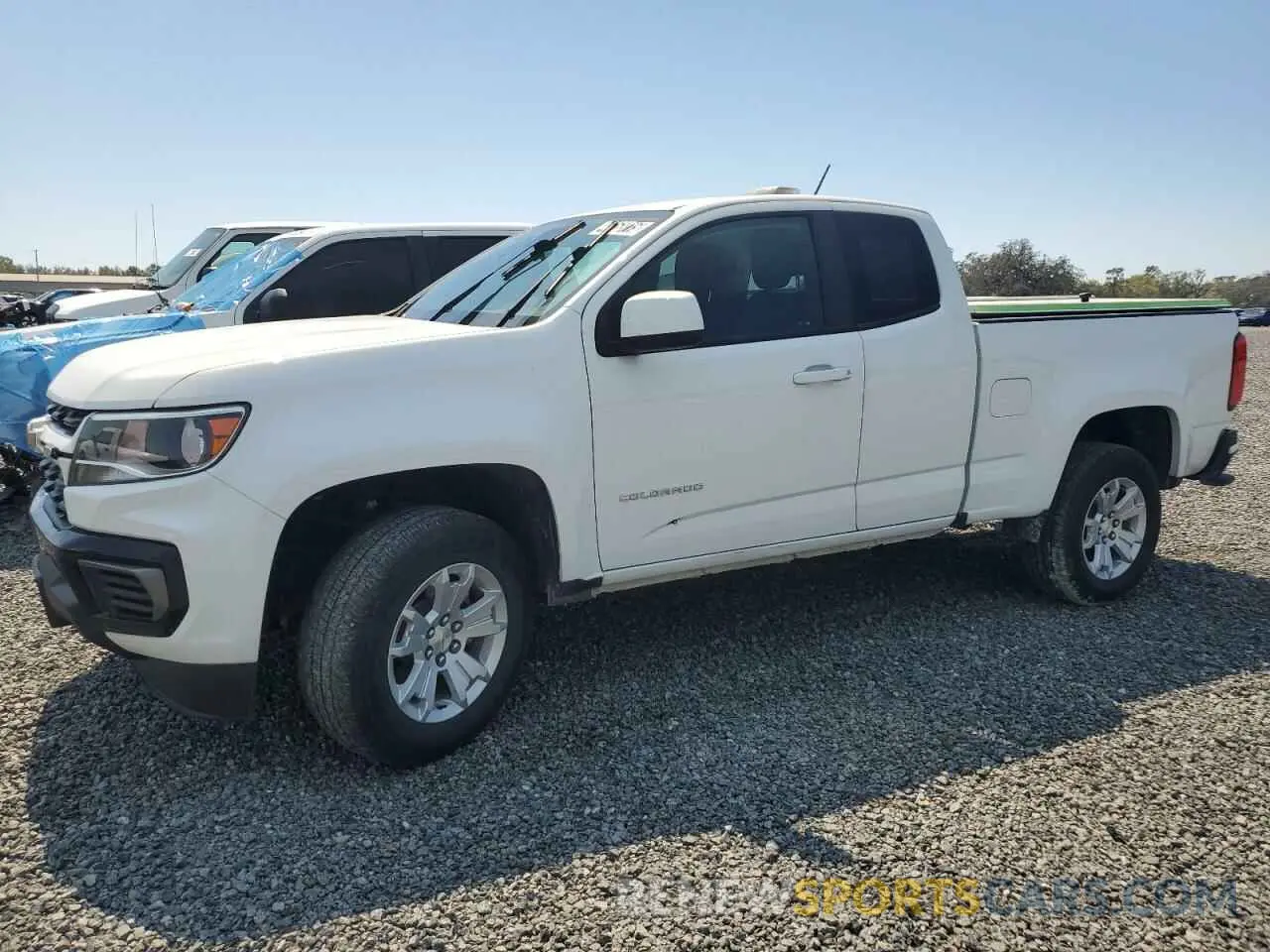 1 Photograph of a damaged car 1GCHSCEA2N1117046 CHEVROLET COLORADO 2022