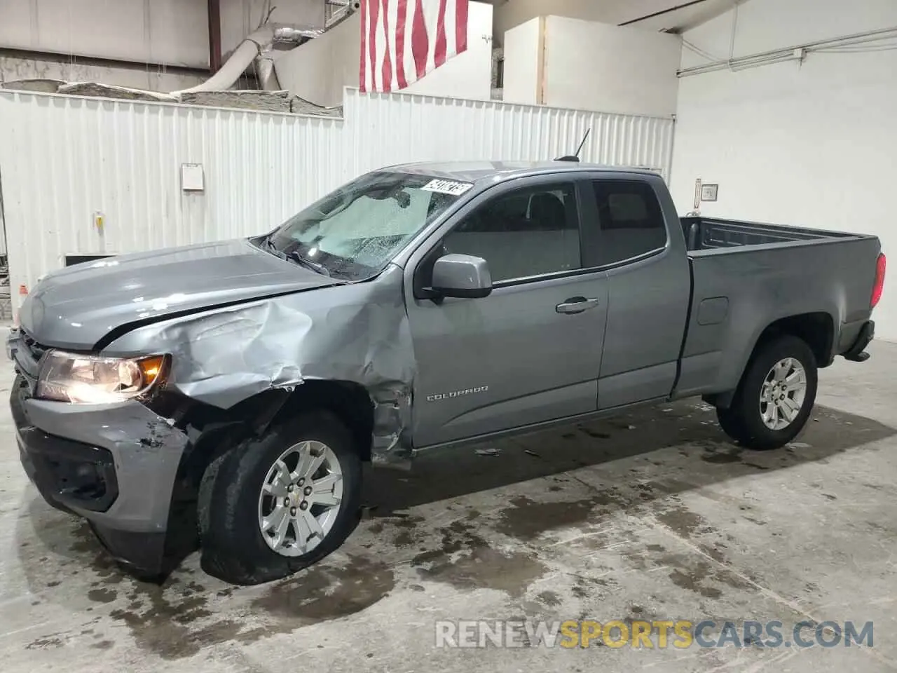 1 Photograph of a damaged car 1GCHSCEA3N1155224 CHEVROLET COLORADO 2022