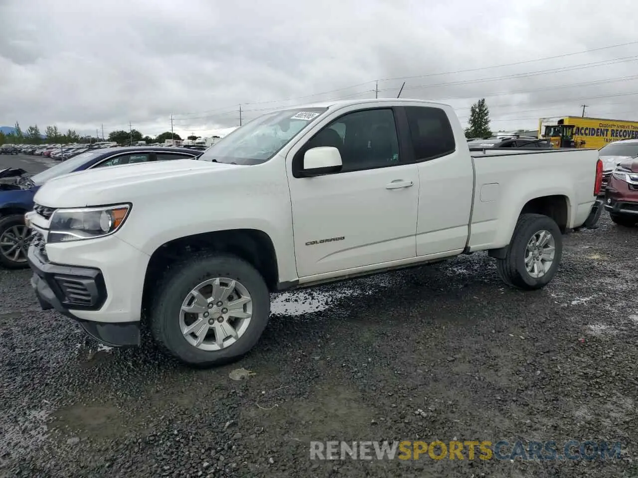 1 Photograph of a damaged car 1GCHSCEA5N1237679 CHEVROLET COLORADO 2022