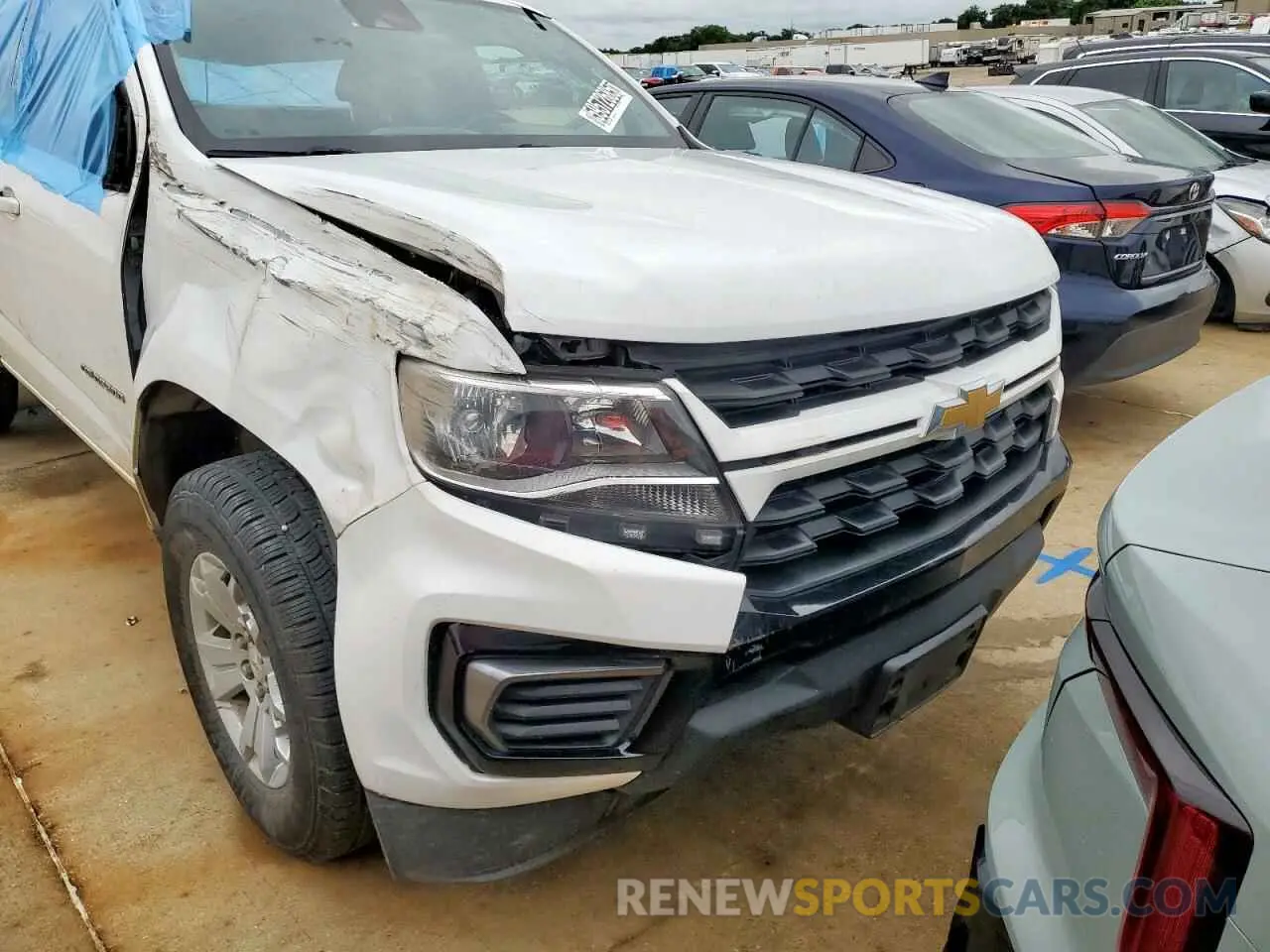 5 Photograph of a damaged car 1GCHSCEA6N1118071 CHEVROLET COLORADO 2022