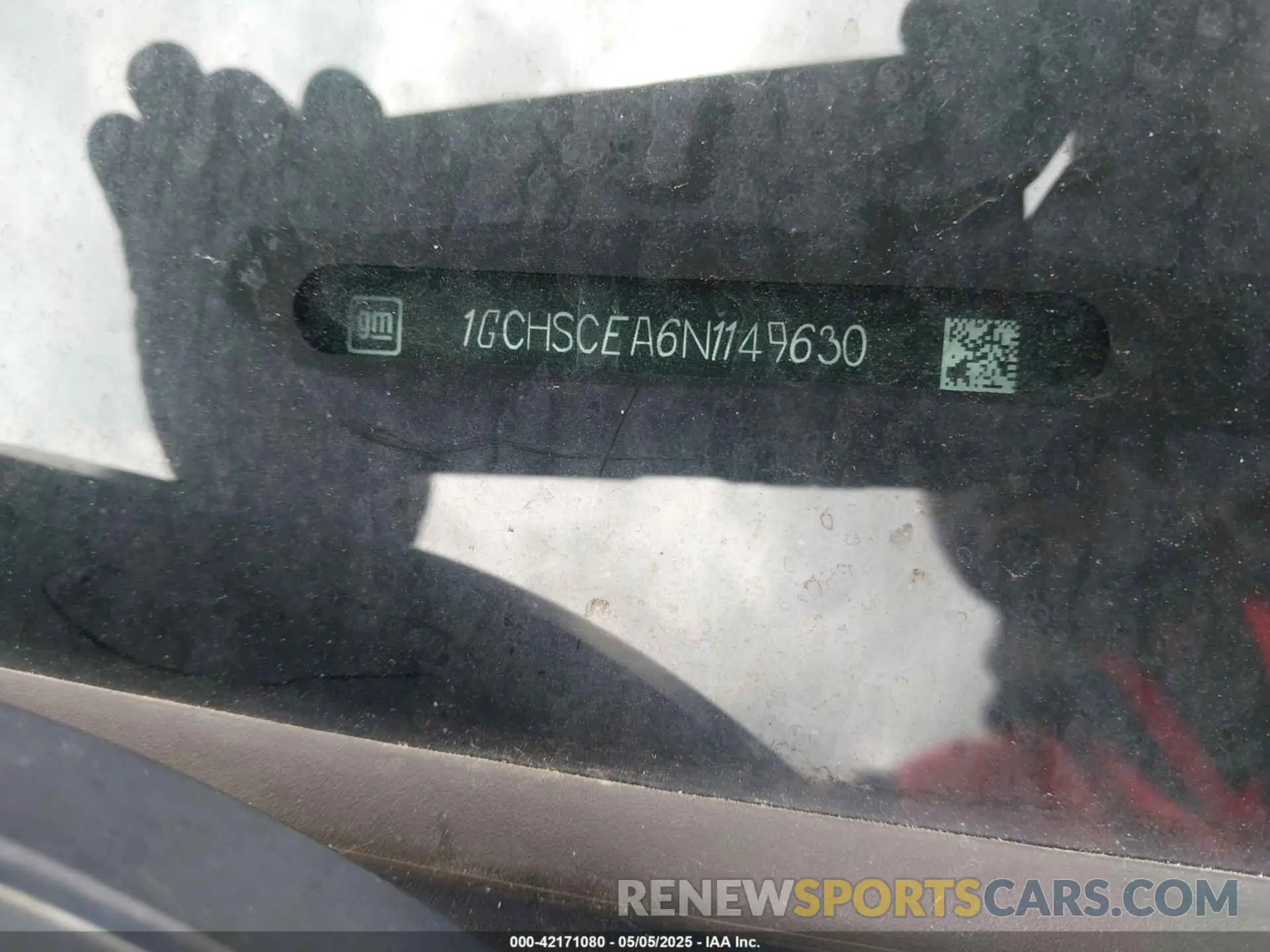 9 Photograph of a damaged car 1GCHSCEA6N1149630 CHEVROLET COLORADO 2022