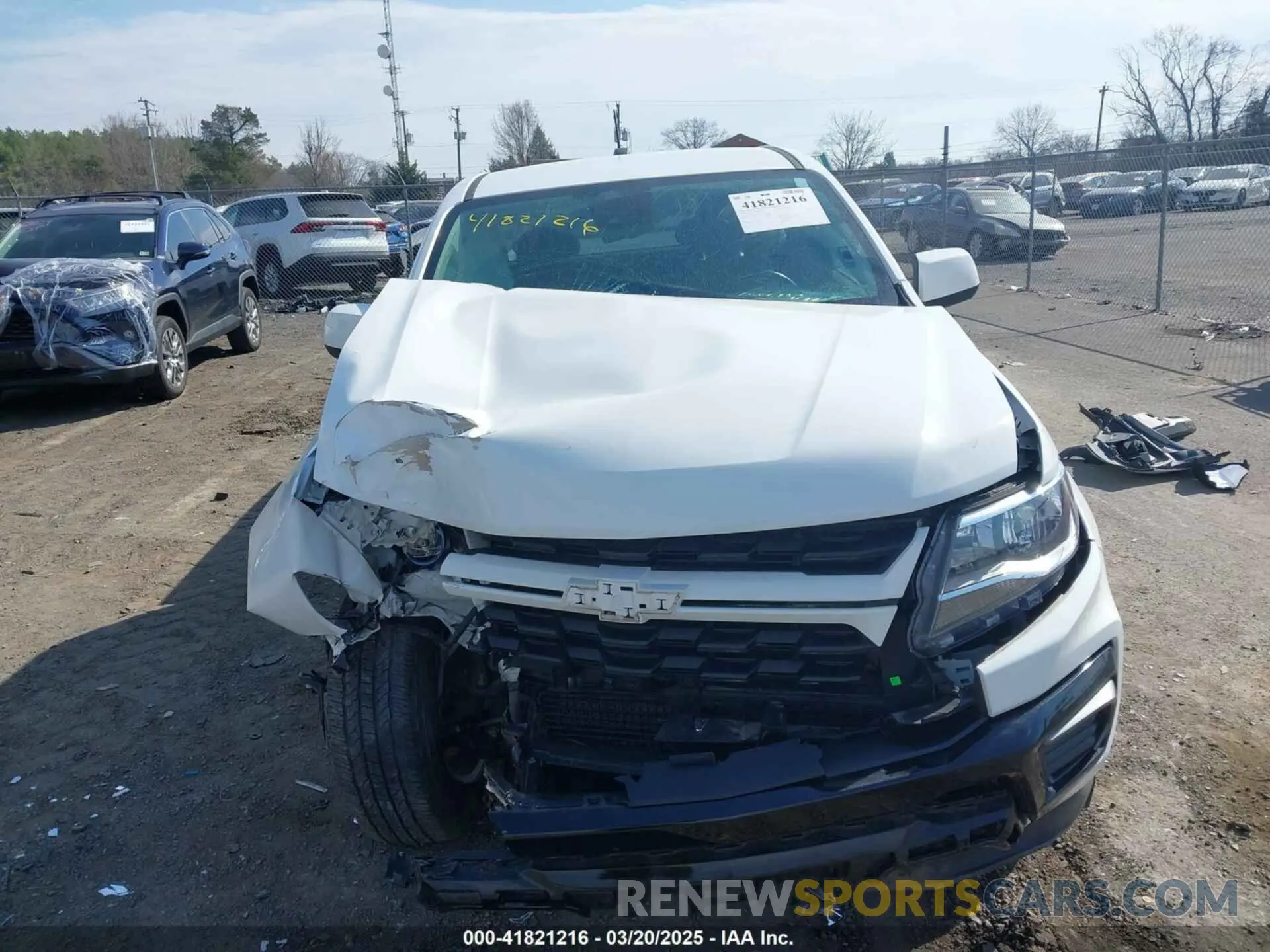 13 Photograph of a damaged car 1GCHSCEA6N1204948 CHEVROLET COLORADO 2022