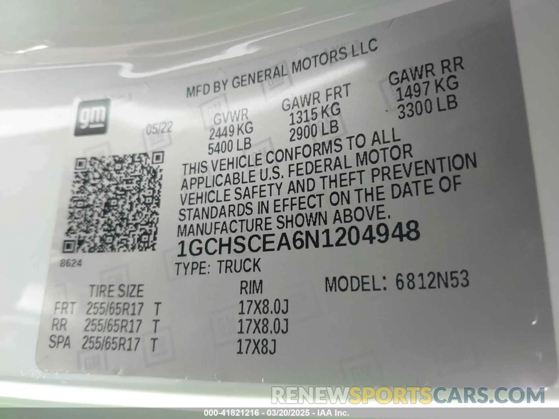 9 Photograph of a damaged car 1GCHSCEA6N1204948 CHEVROLET COLORADO 2022