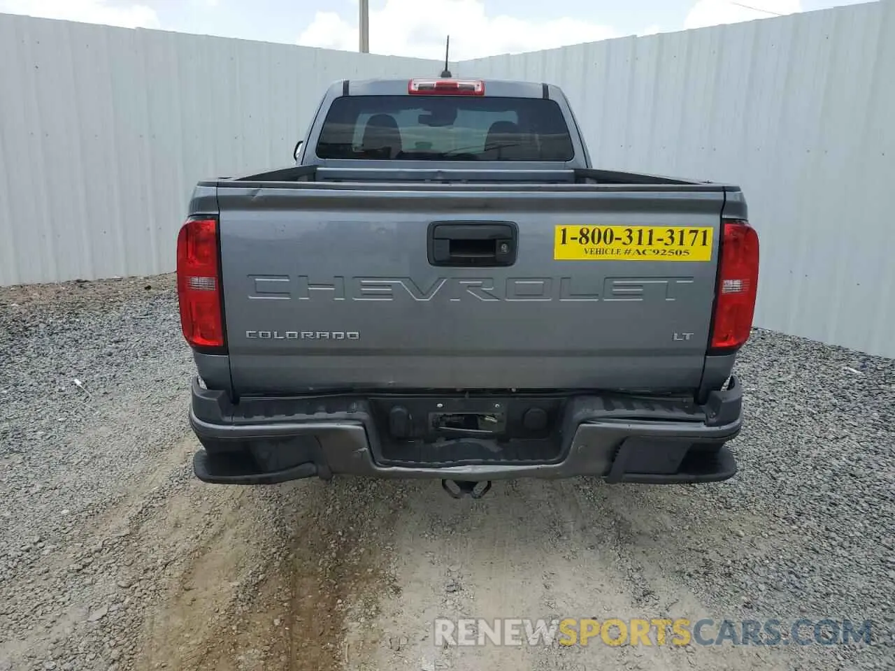 6 Photograph of a damaged car 1GCHSCEA7N1155937 CHEVROLET COLORADO 2022