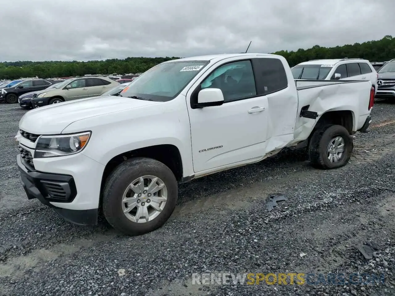 1 Photograph of a damaged car 1GCHSCEA8N1191524 CHEVROLET COLORADO 2022
