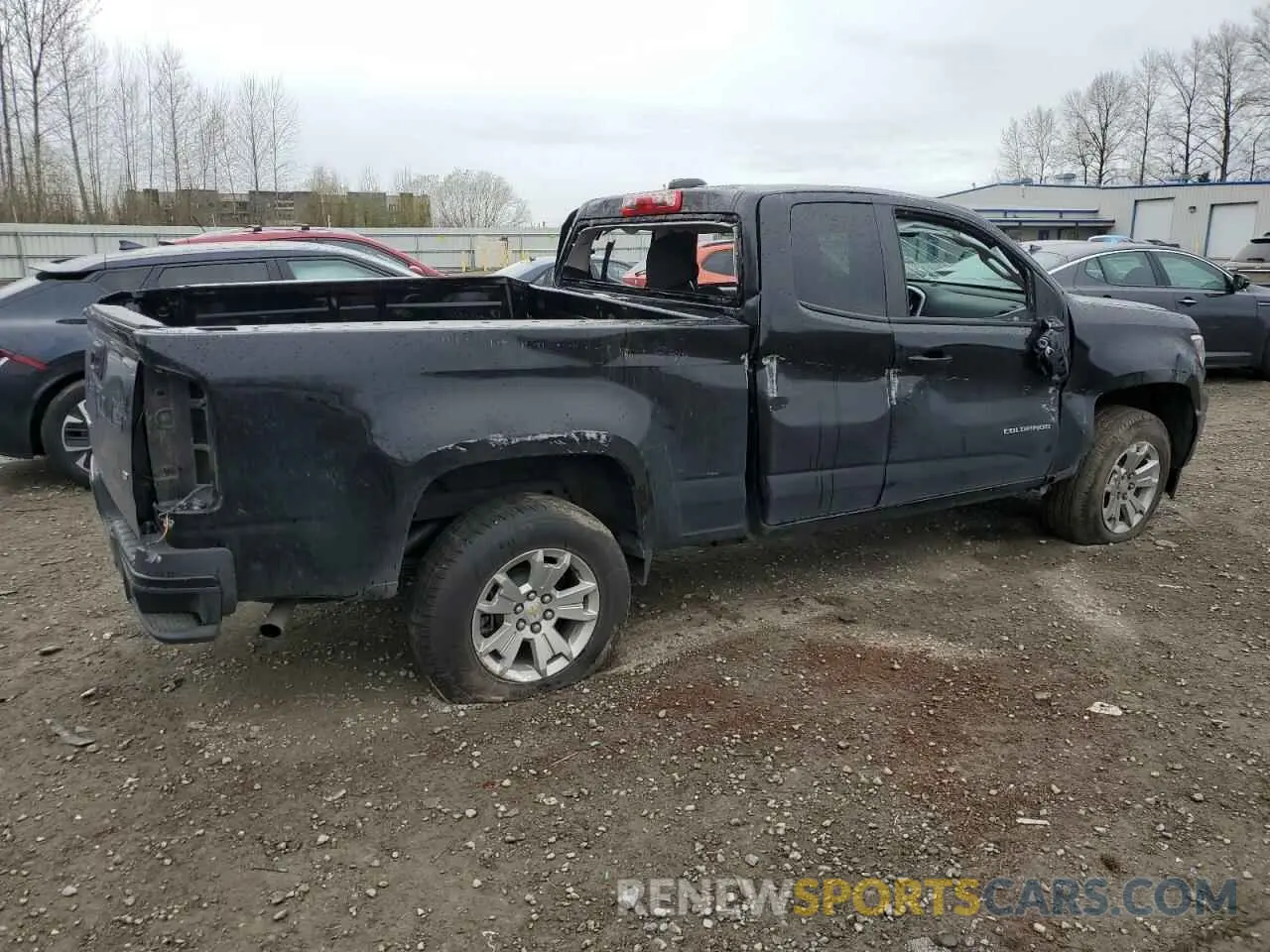 3 Photograph of a damaged car 1GCHSCEA8N1232282 CHEVROLET COLORADO 2022