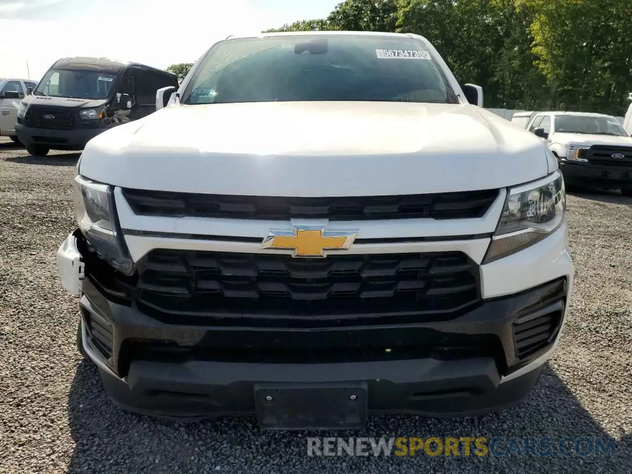 5 Photograph of a damaged car 1GCHSCEA8N1235960 CHEVROLET COLORADO 2022