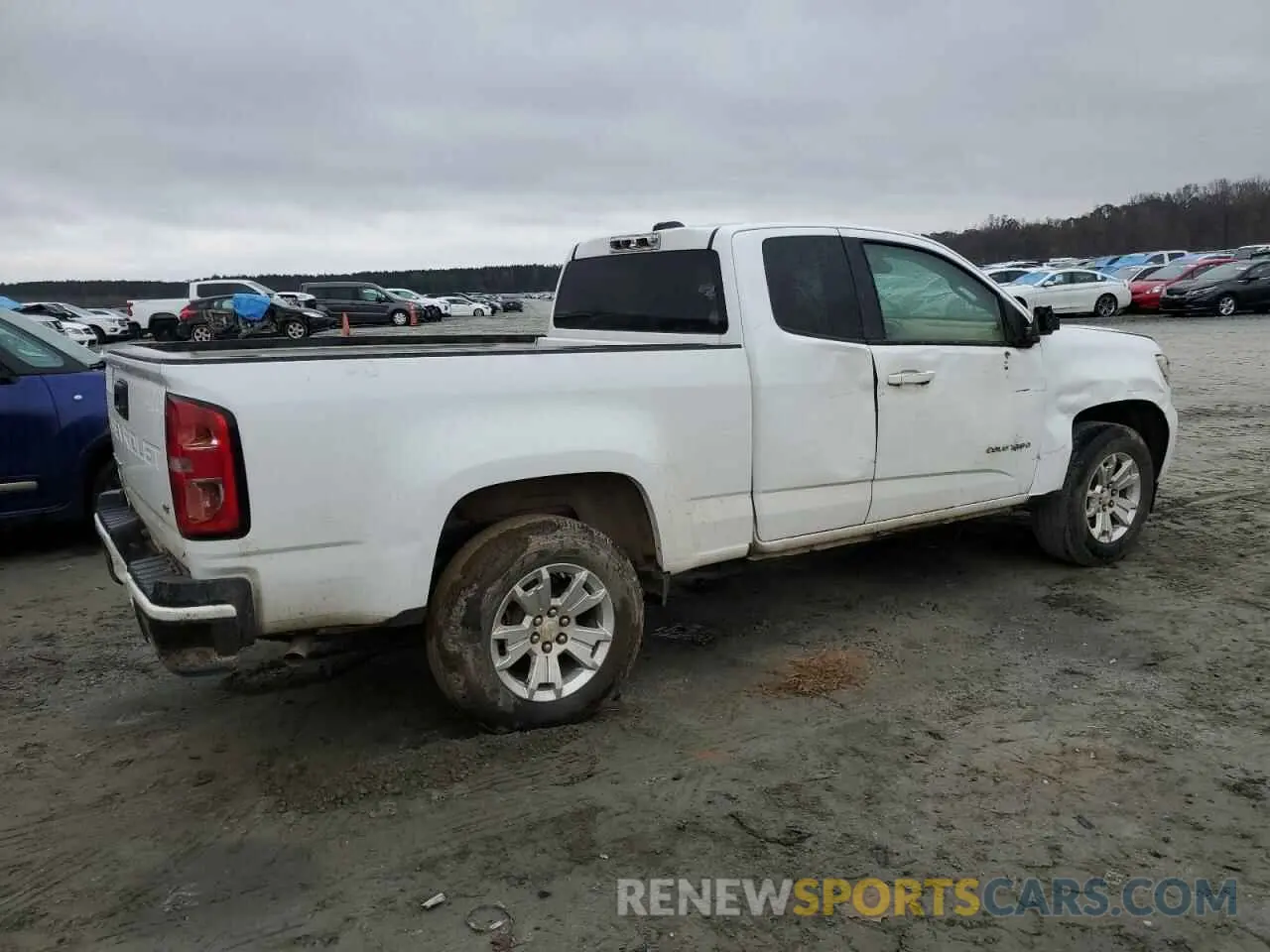 3 Photograph of a damaged car 1GCHSCEAXN1170805 CHEVROLET COLORADO 2022