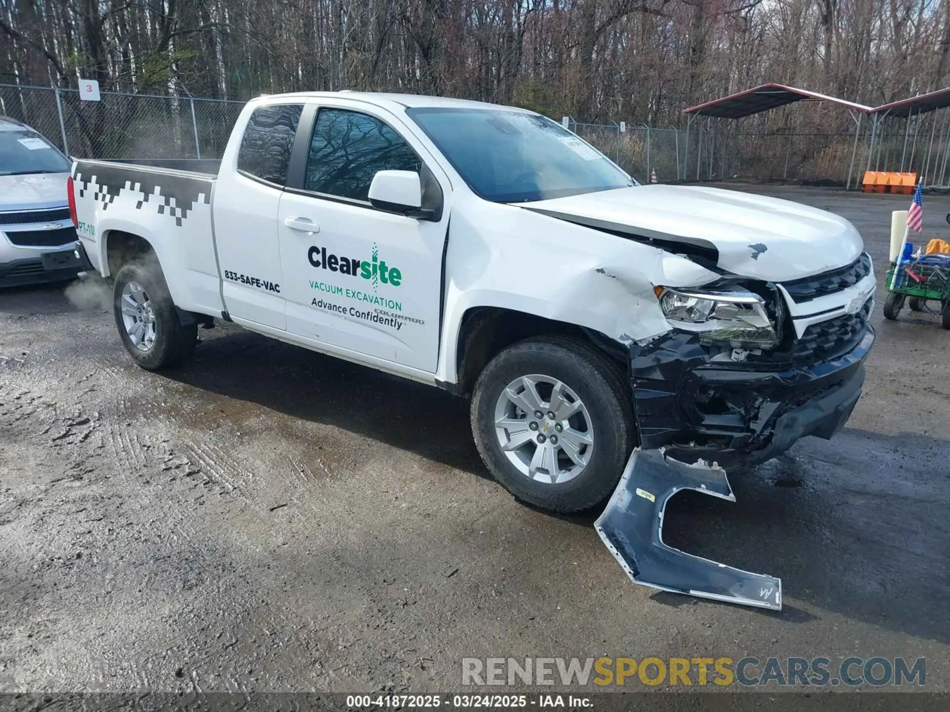 1 Photograph of a damaged car 1GCHSCEN6N1128845 CHEVROLET COLORADO 2022