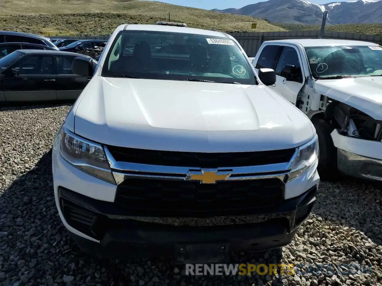 5 Photograph of a damaged car 1GCHTBEA9N1304386 CHEVROLET COLORADO 2022