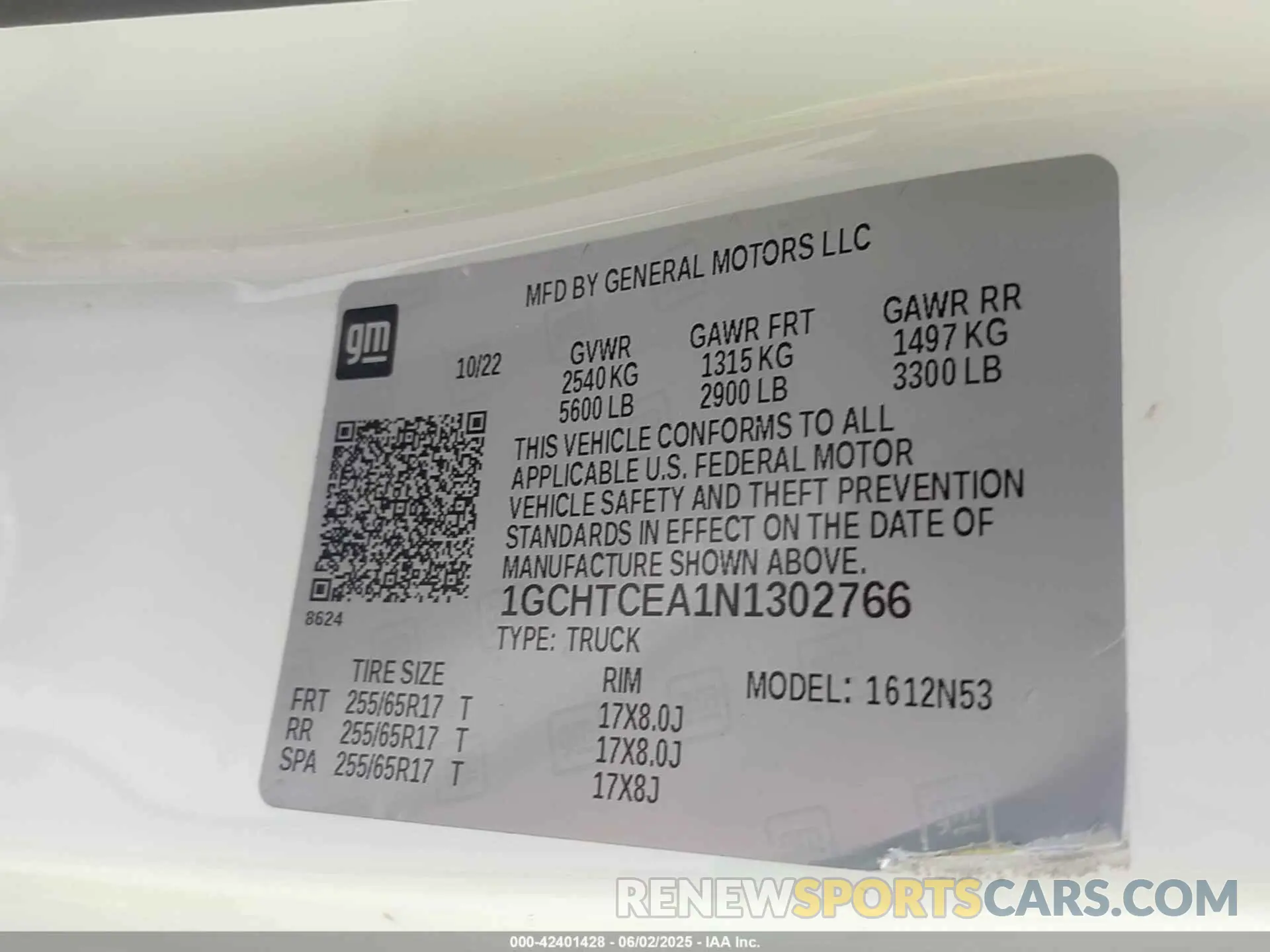 9 Photograph of a damaged car 1GCHTCEA1N1302766 CHEVROLET COLORADO 2022