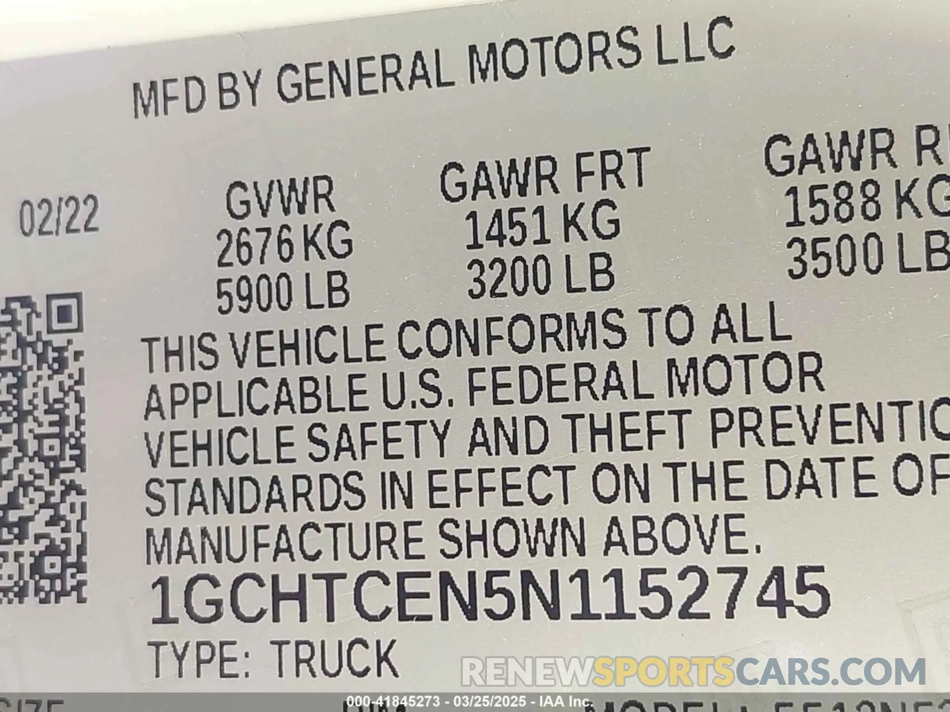 9 Photograph of a damaged car 1GCHTCEN5N1152745 CHEVROLET COLORADO 2022