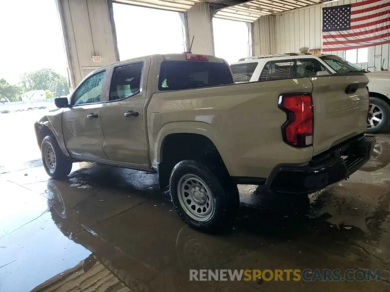 2 Photograph of a damaged car 1GCGSBEC1P1178348 CHEVROLET COLORADO 2023