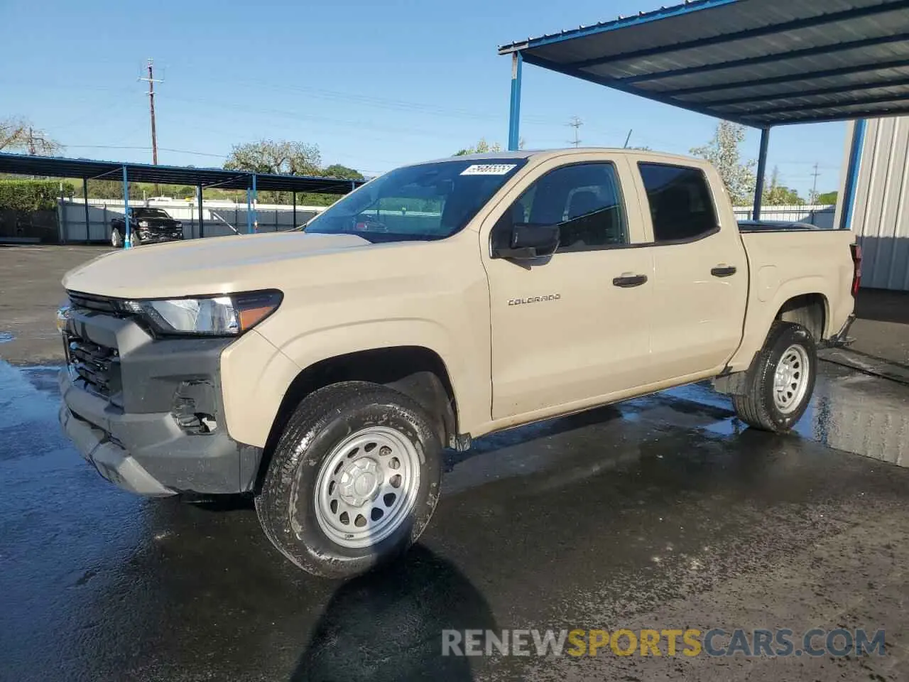 1 Photograph of a damaged car 1GCGSBEC2P1261884 CHEVROLET COLORADO 2023