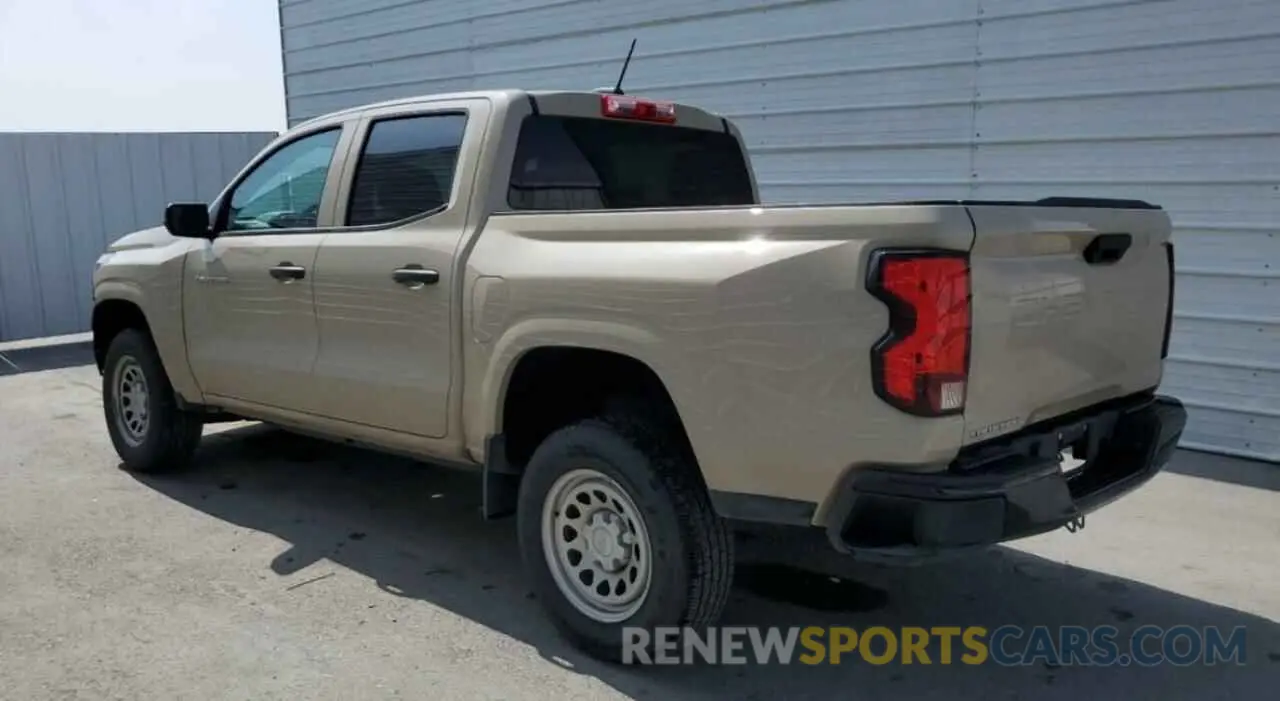 2 Photograph of a damaged car 1GCGSBEC6P1170780 CHEVROLET COLORADO 2023