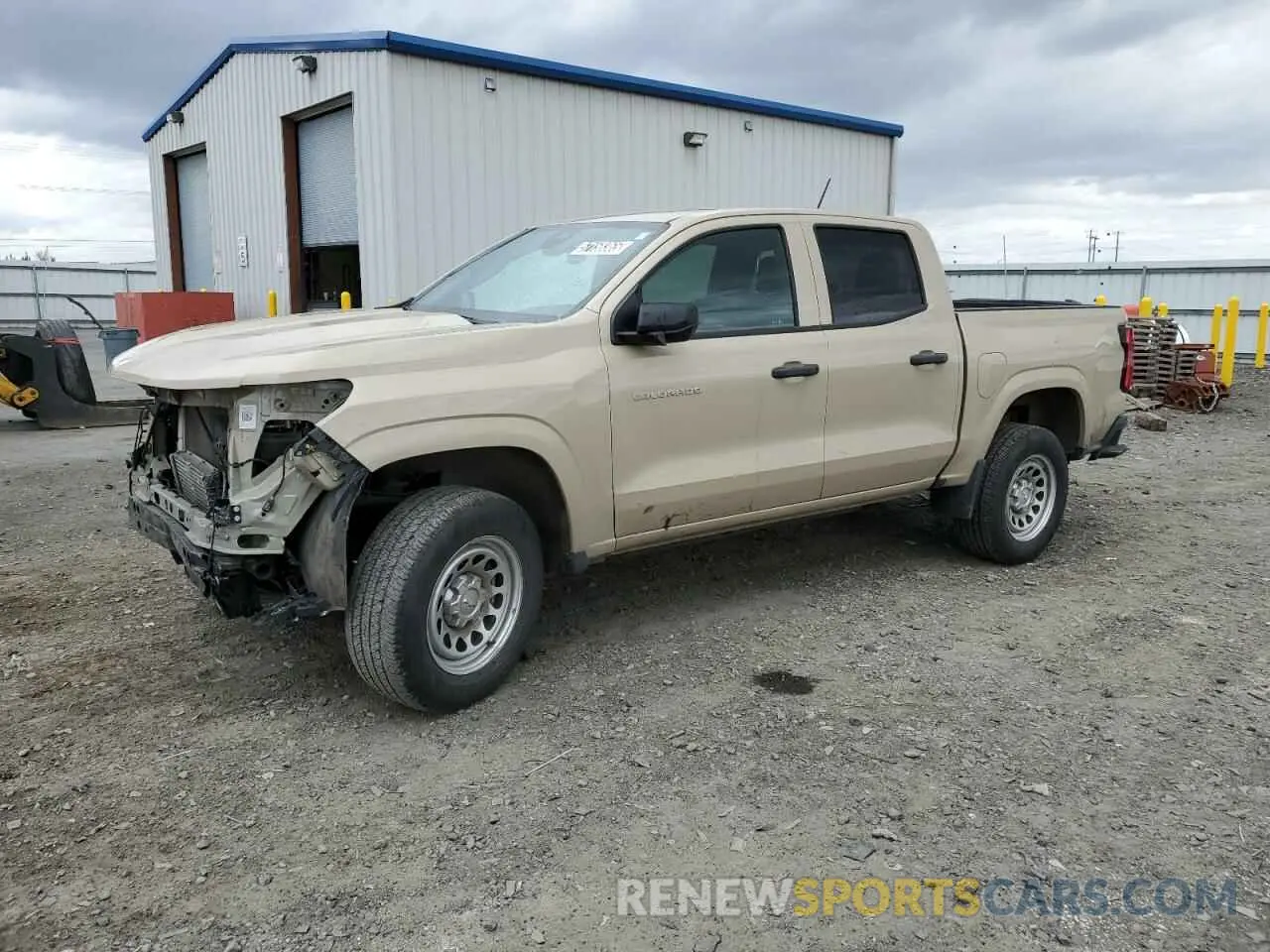 1 Photograph of a damaged car 1GCGSBEC8P1176533 CHEVROLET COLORADO 2023