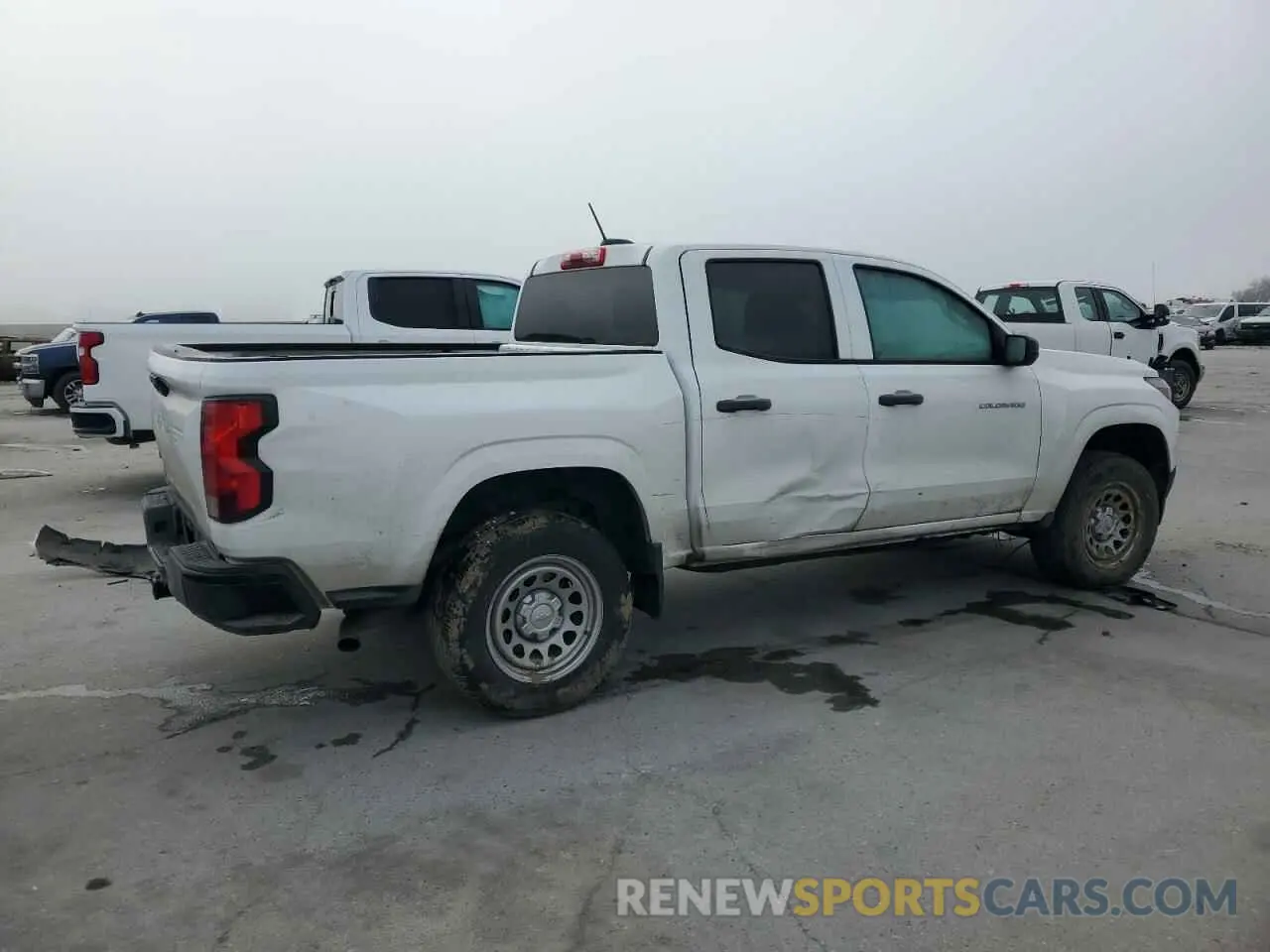 3 Photograph of a damaged car 1GCGSBECXP1207295 CHEVROLET COLORADO 2023