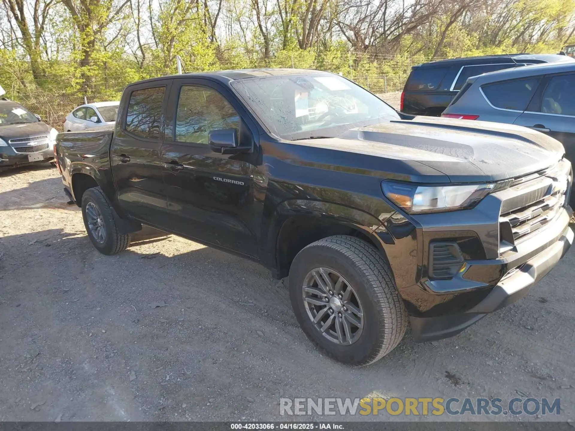 1 Photograph of a damaged car 1GCGSCEC1P1237372 CHEVROLET COLORADO 2023