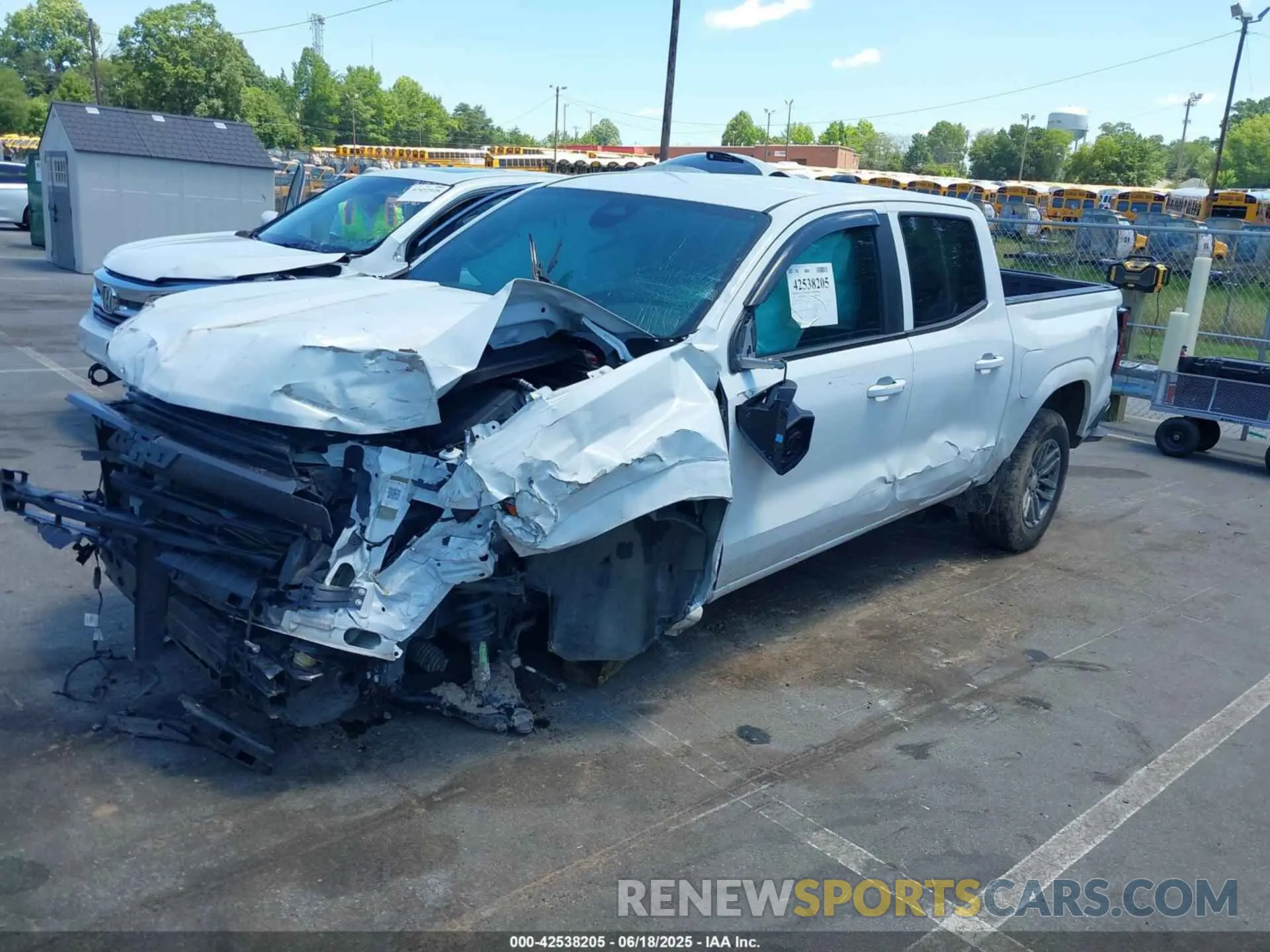 2 Photograph of a damaged car 1GCGSCECXP1206427 CHEVROLET COLORADO 2023