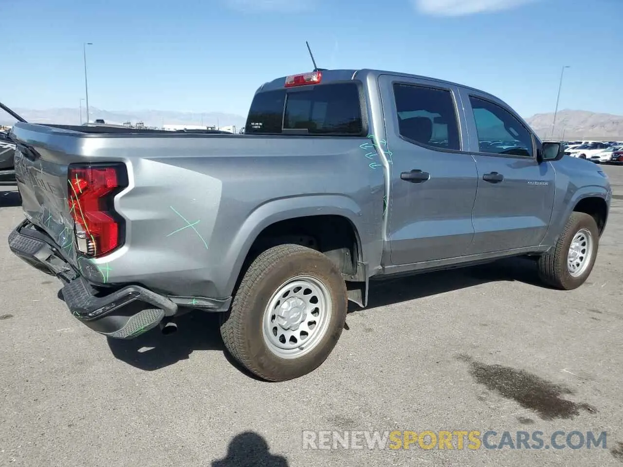3 Photograph of a damaged car 1GCPSBEK7P1254095 CHEVROLET COLORADO 2023