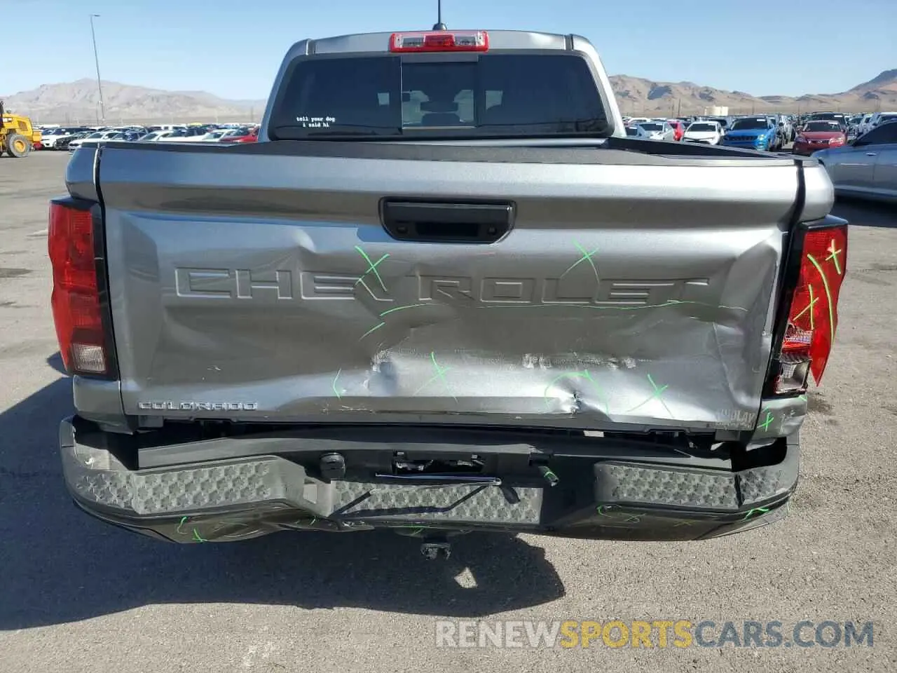 6 Photograph of a damaged car 1GCPSBEK7P1254095 CHEVROLET COLORADO 2023