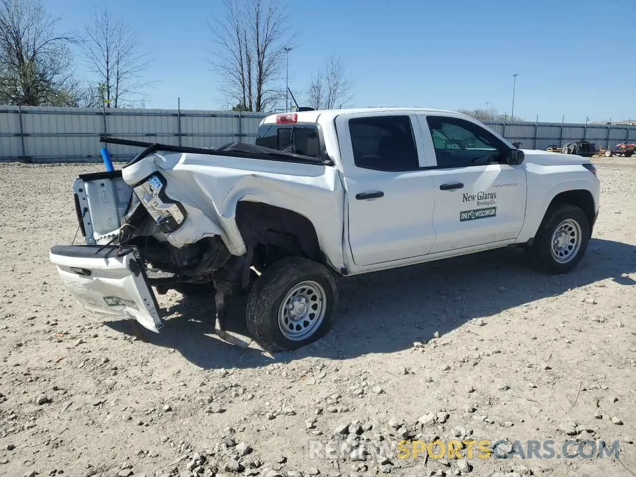 3 Photograph of a damaged car 1GCPSBEK8P1166141 CHEVROLET COLORADO 2023