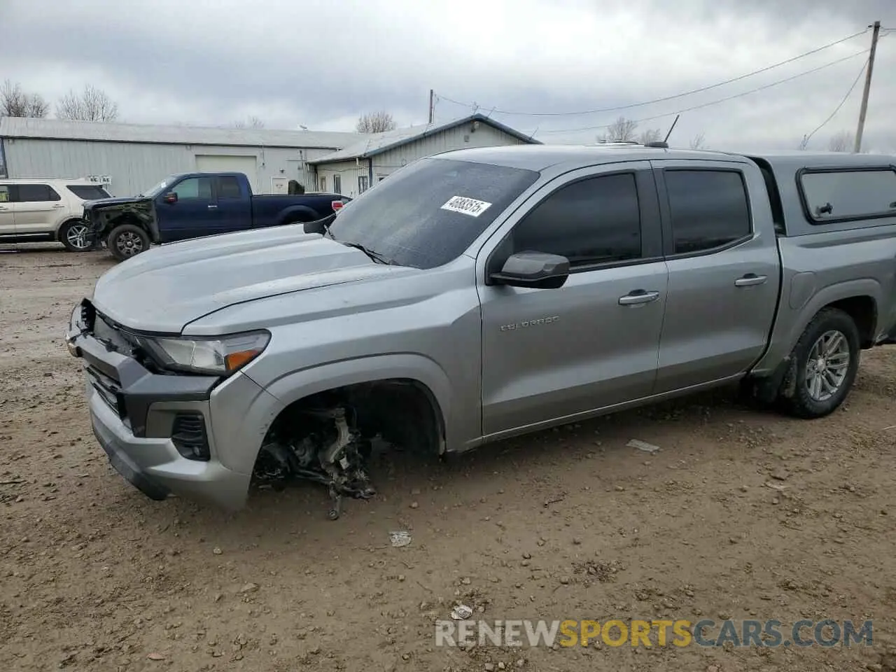1 Photograph of a damaged car 1GCPSCEK2P1232513 CHEVROLET COLORADO 2023