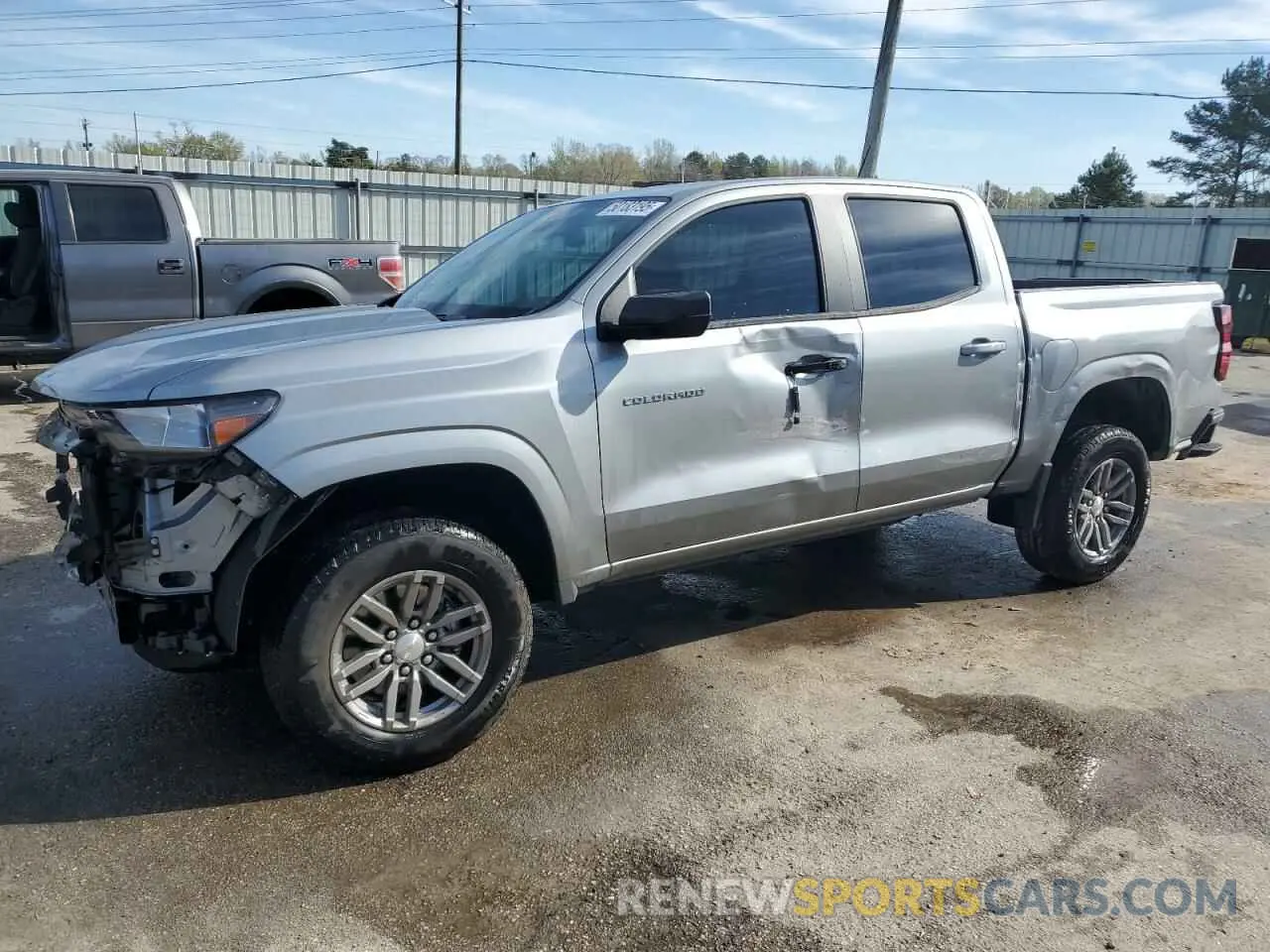 1 Photograph of a damaged car 1GCPSCEK9P1133297 CHEVROLET COLORADO 2023
