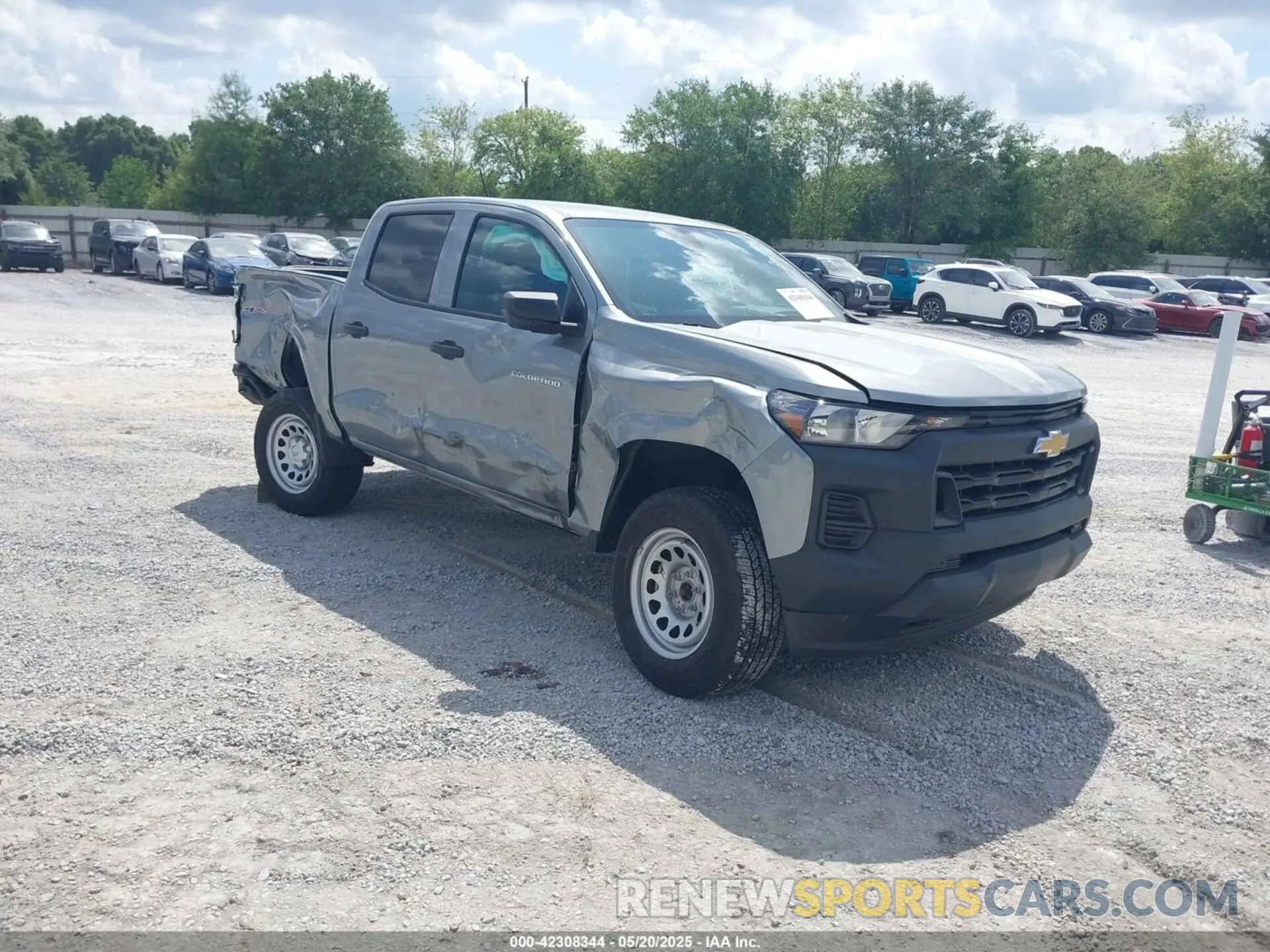 1 Photograph of a damaged car 1GCPTBEK7P1112228 CHEVROLET COLORADO 2023