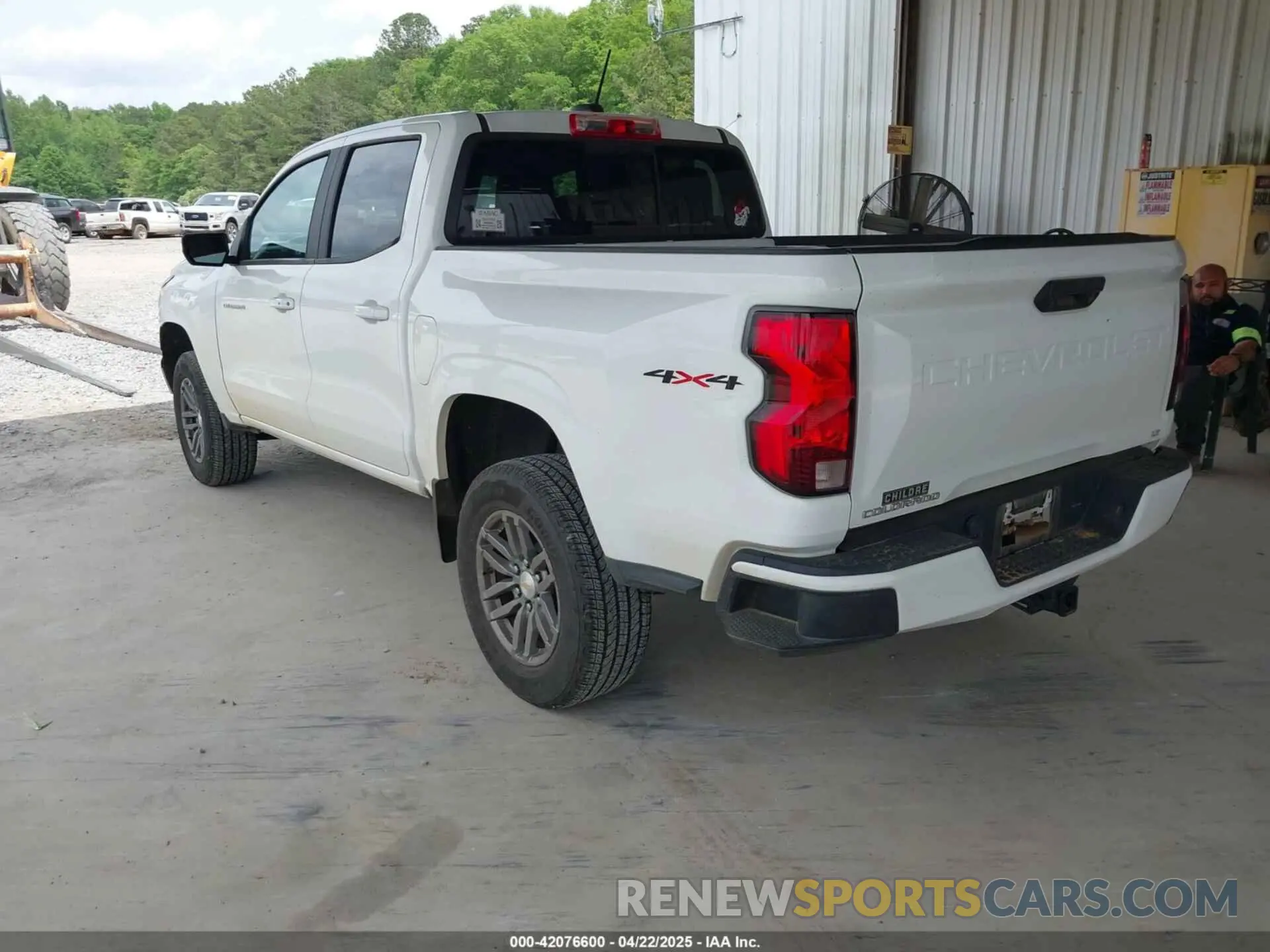 3 Photograph of a damaged car 1GCPTCEK0P1221796 CHEVROLET COLORADO 2023