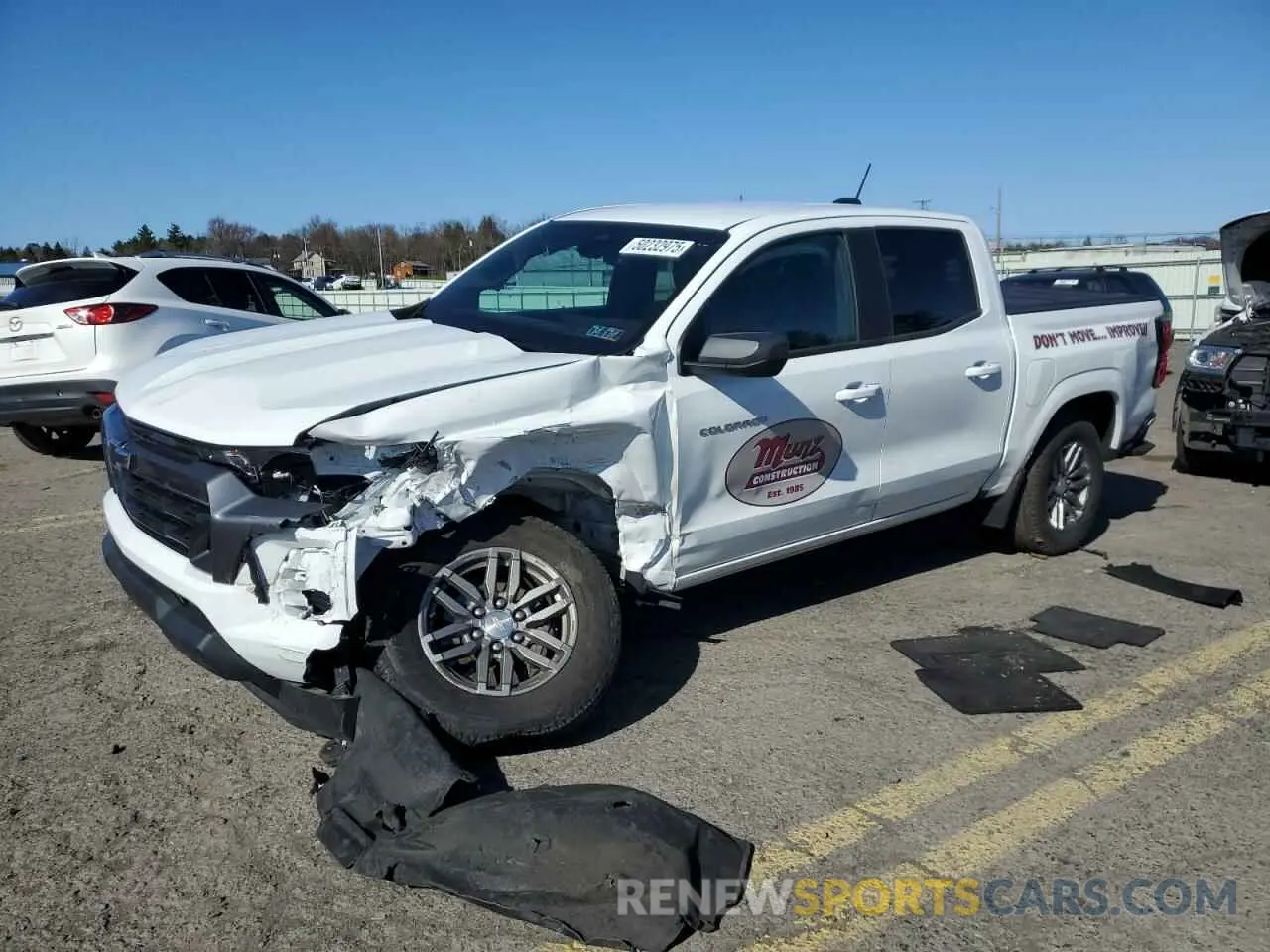 1 Photograph of a damaged car 1GCPTCEK7P1232276 CHEVROLET COLORADO 2023