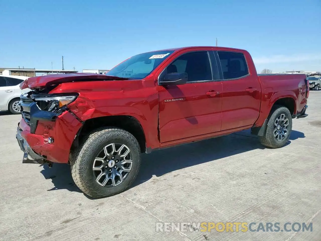 1 Photograph of a damaged car 1GCPTDEK3P1187987 CHEVROLET COLORADO 2023
