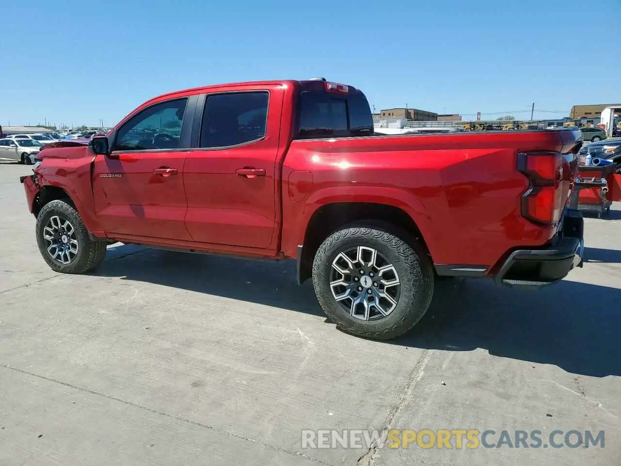 2 Photograph of a damaged car 1GCPTDEK3P1187987 CHEVROLET COLORADO 2023